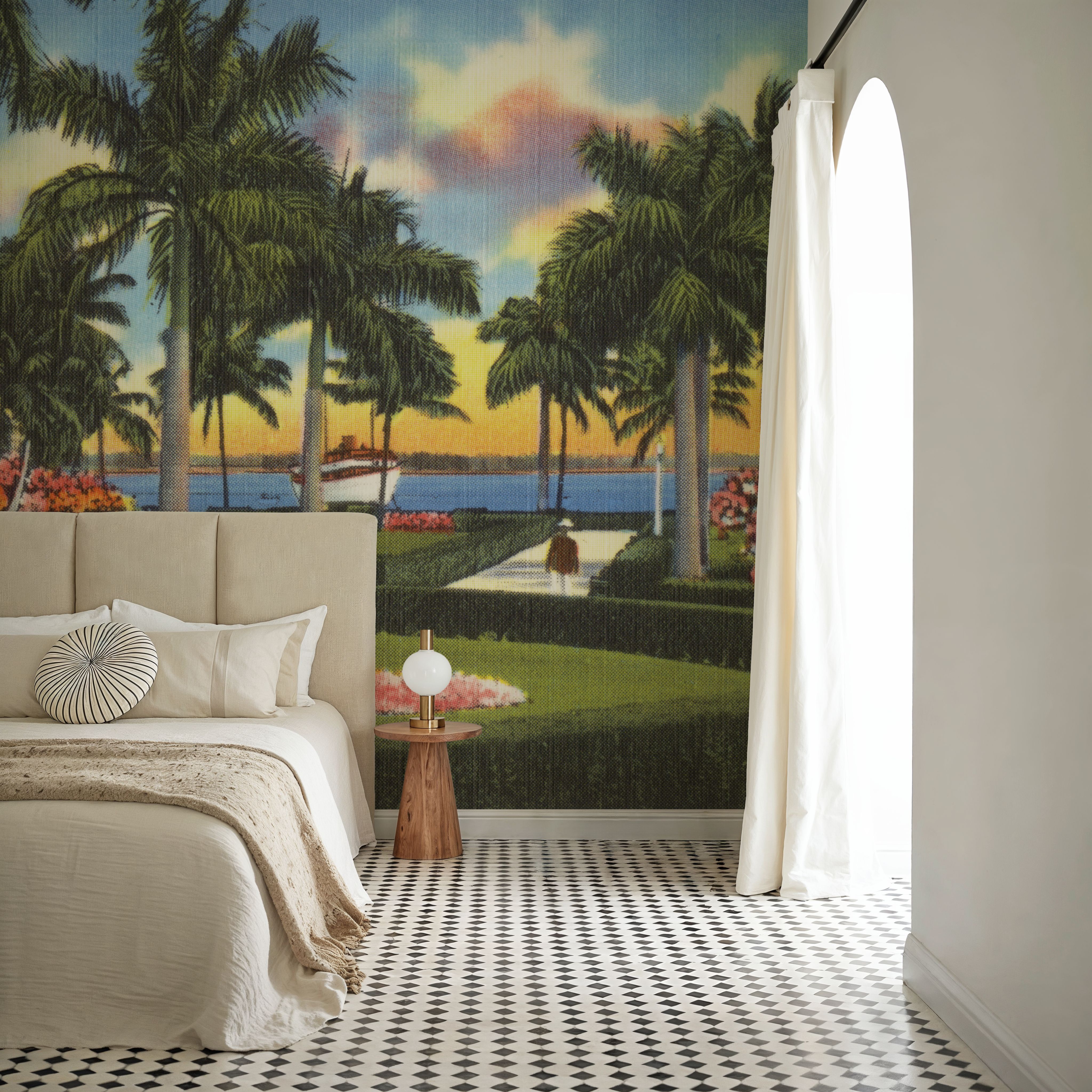 Florida Park - Screenprint Postcard