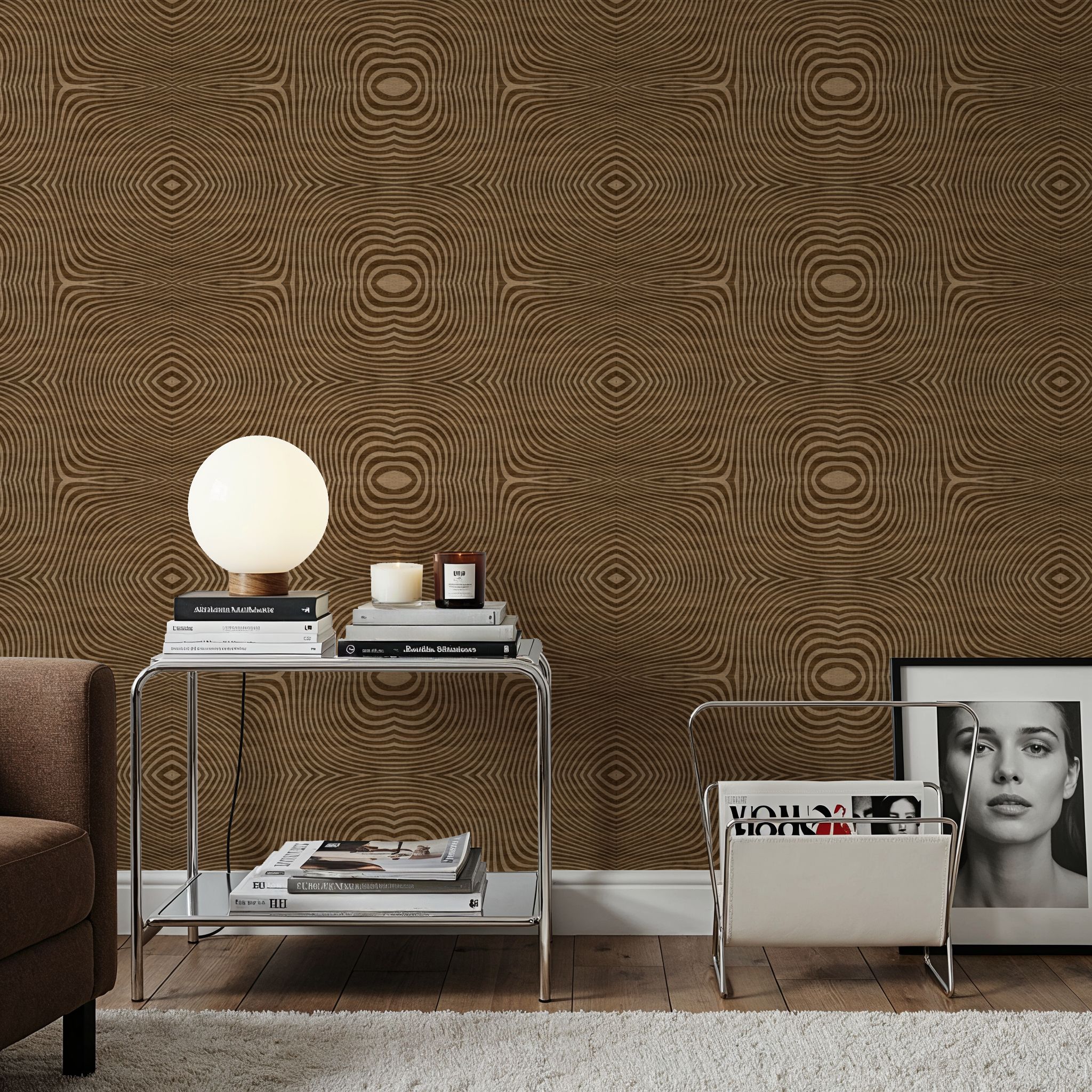 Bouncing Wood Small, Wallpaper