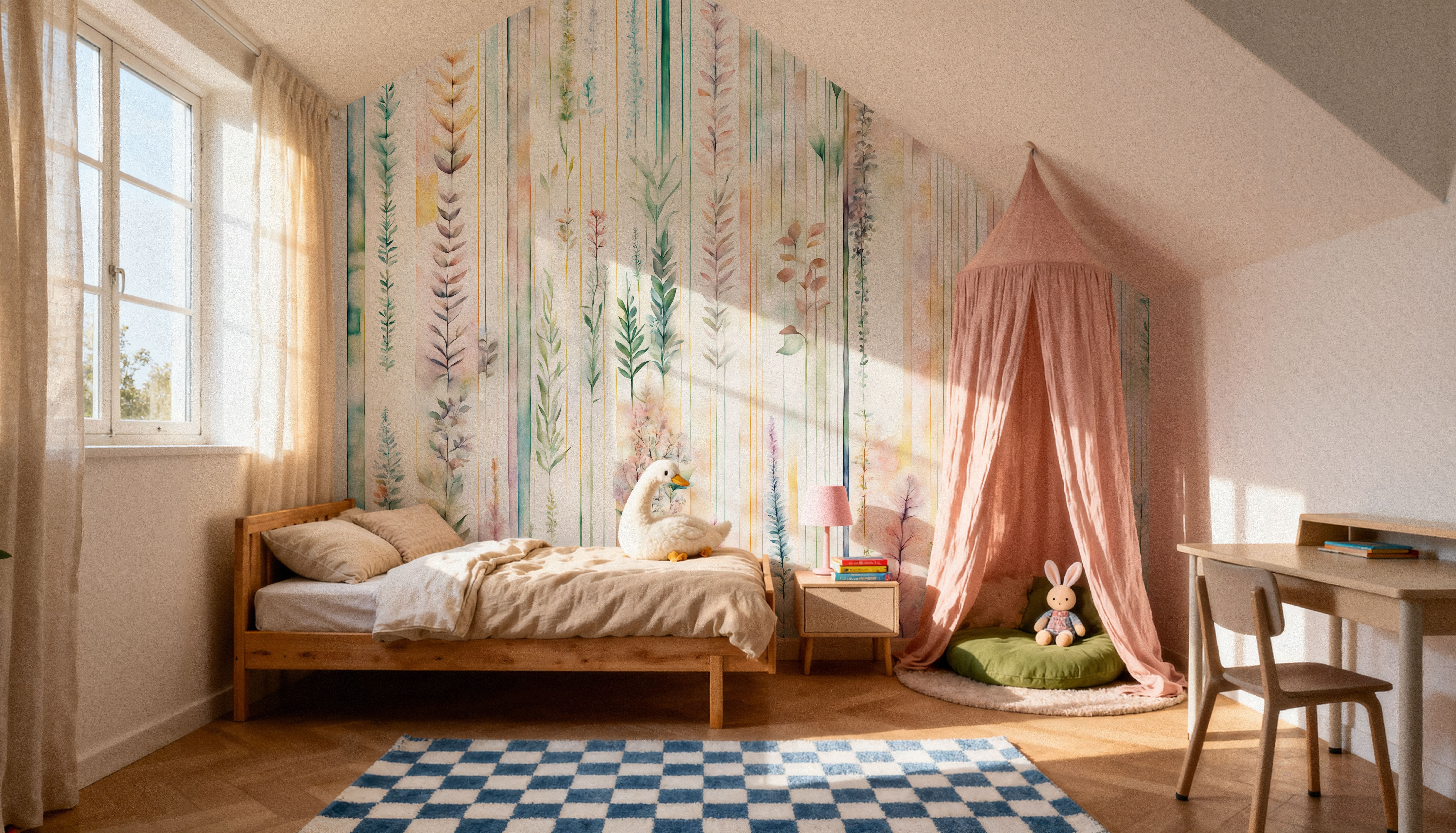 Botanical Wall, Wallpaper