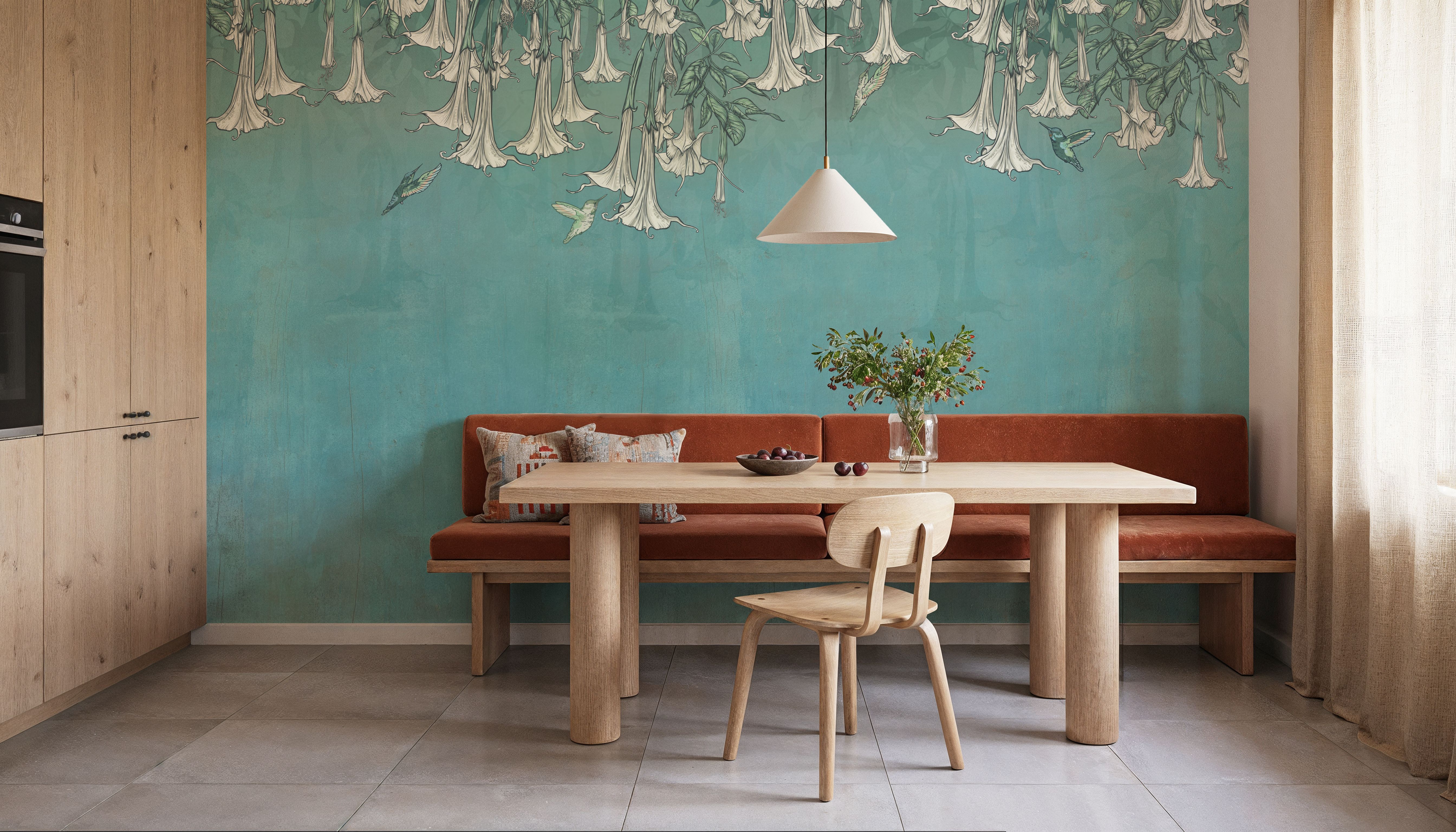 Hummingbirds and Trumpets Green