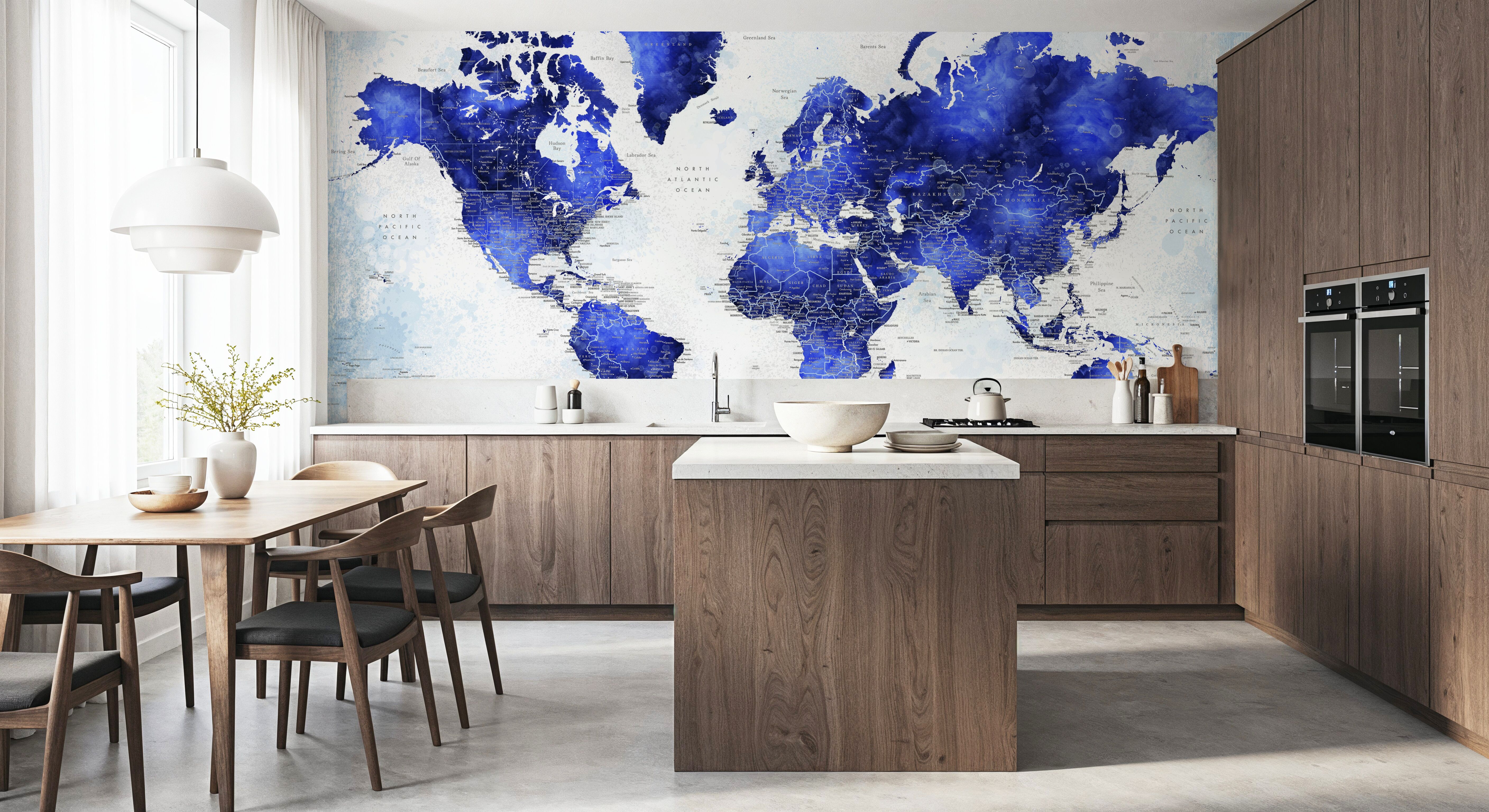 World Map Cities - Georgino