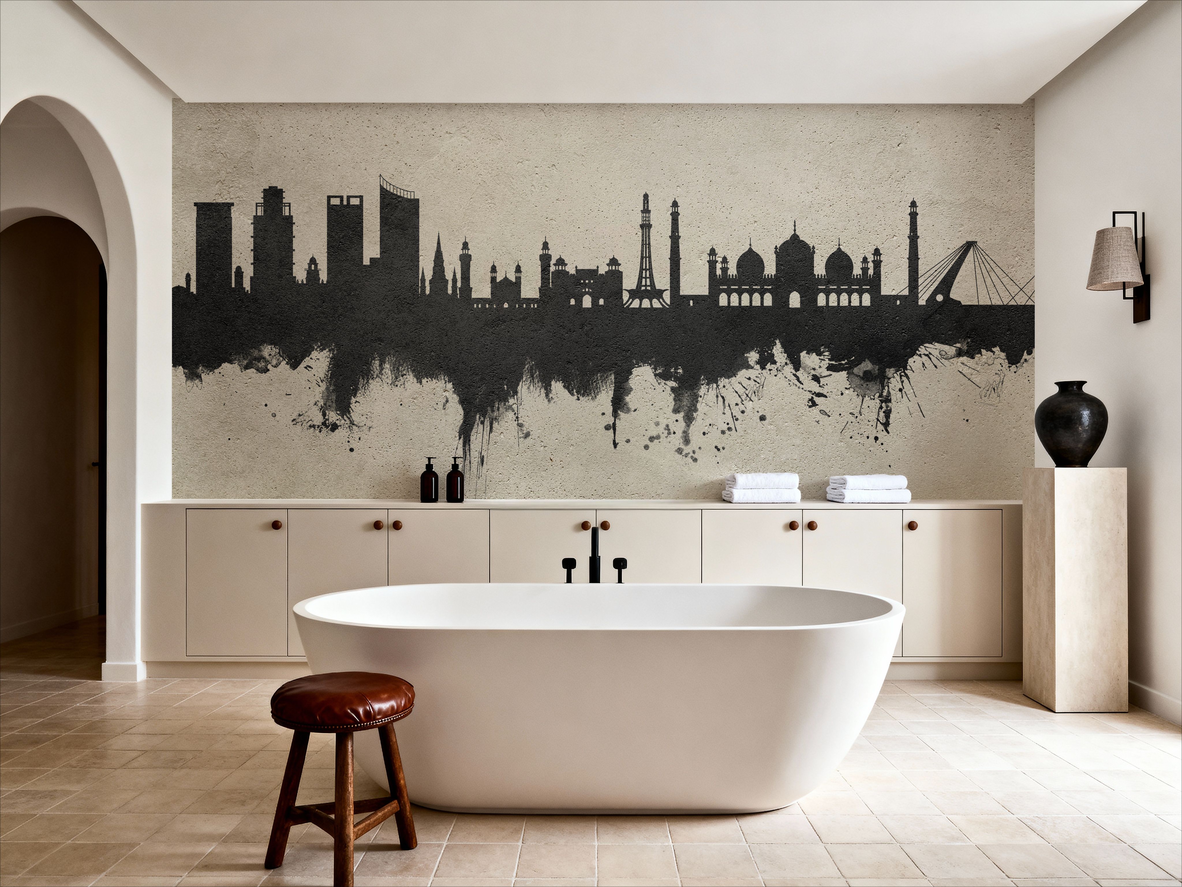 Lahore Pakistan Skyline Concrete