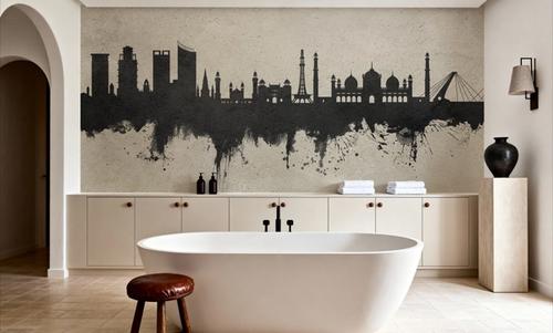 Lahore Pakistan Skyline Concrete