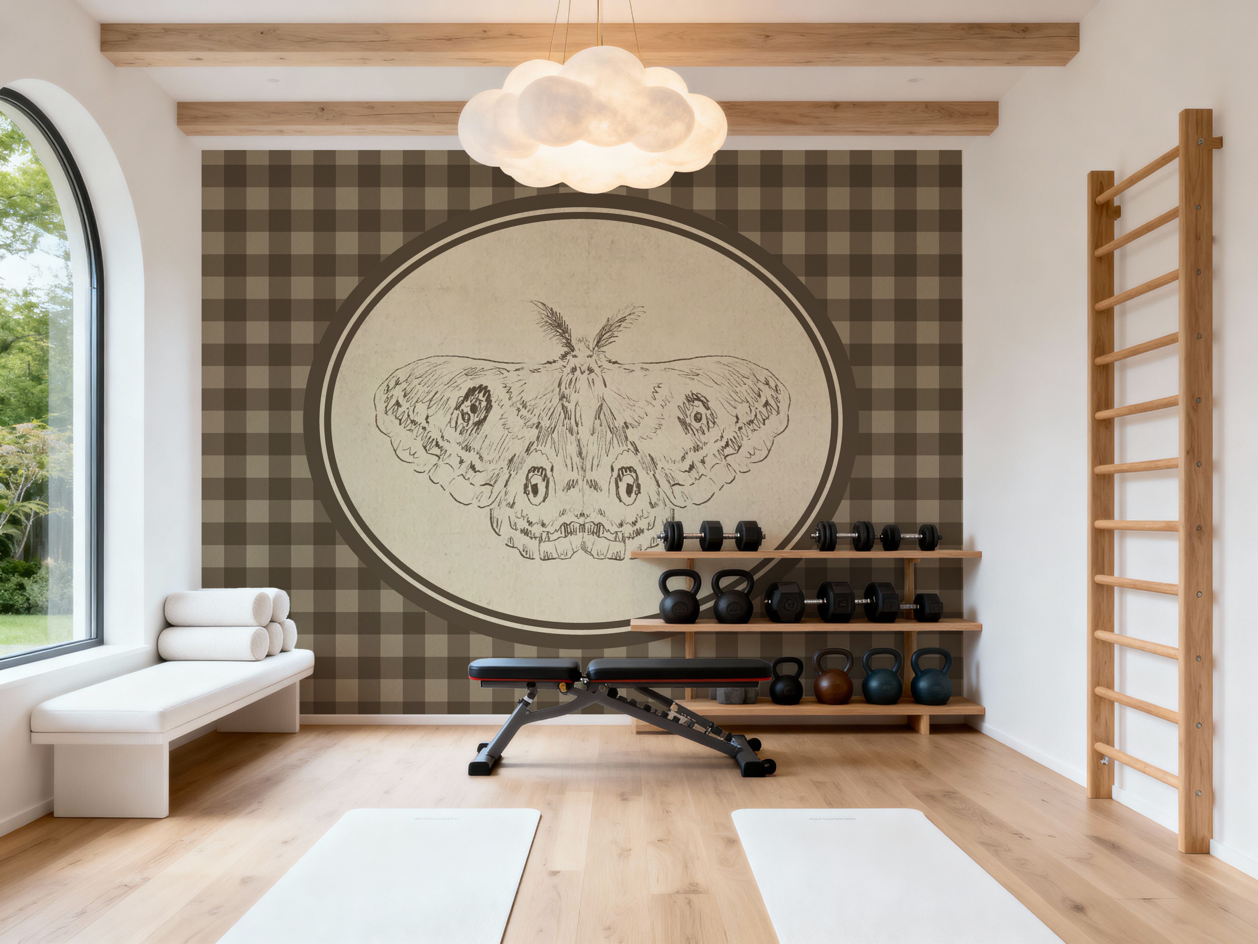 Woodland Moth Gingham
