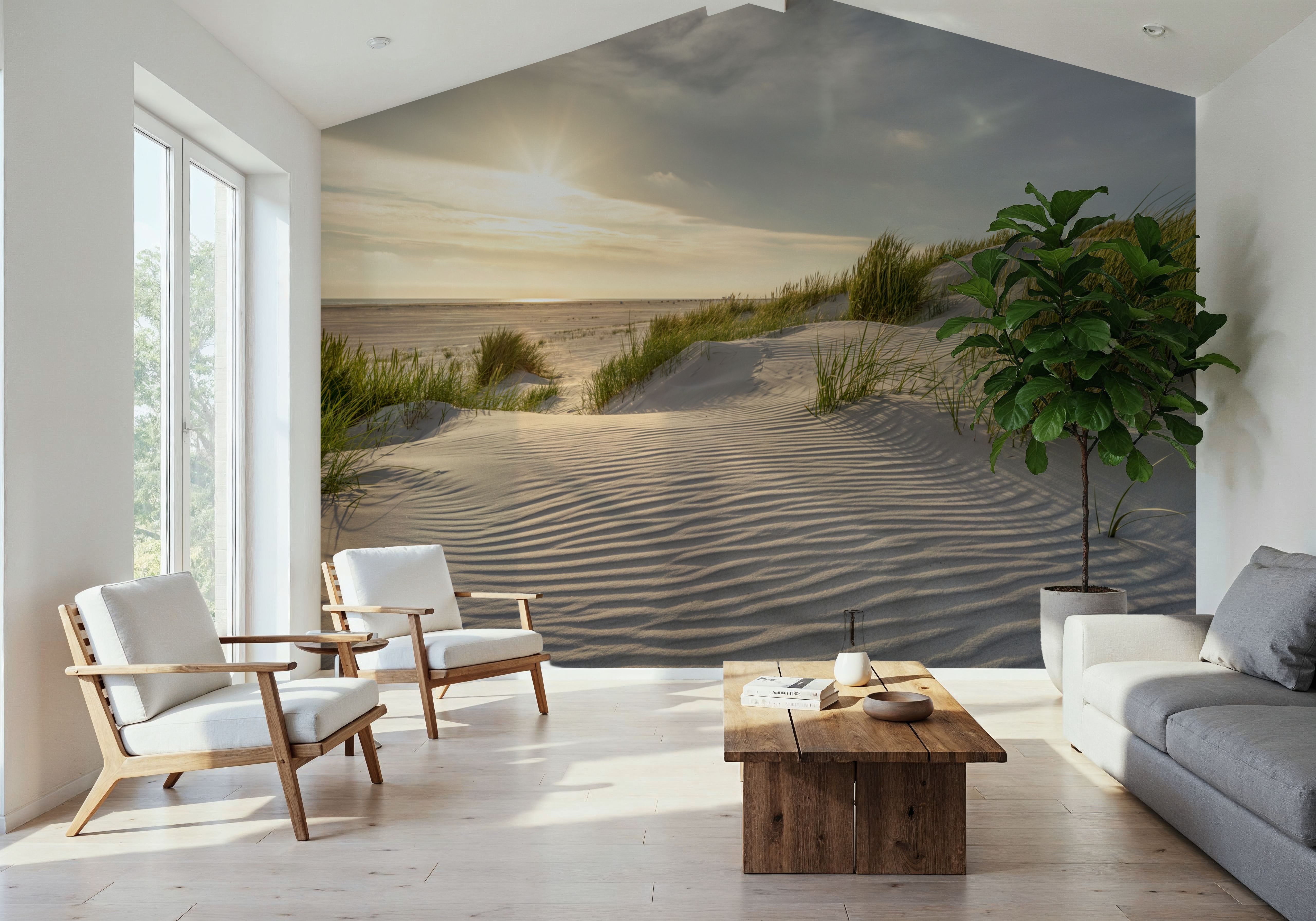 Sun Peakaboo, Carte da parati