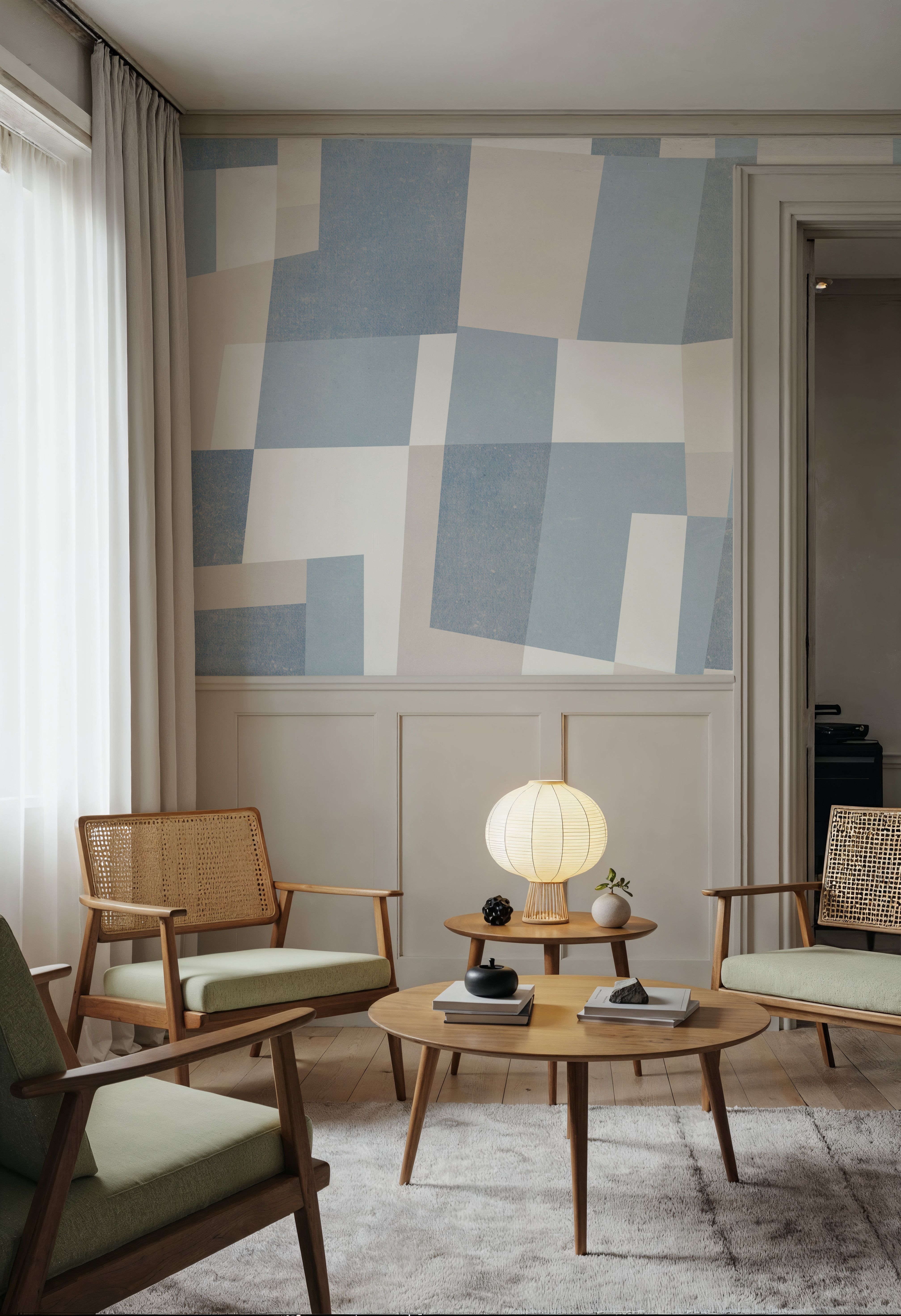 Abstract Fields, MIneral Blue