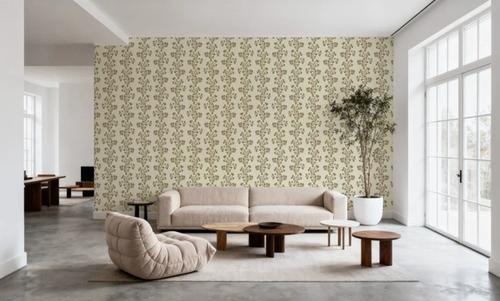 Fern Stripes, Beige