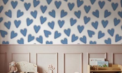Iconic Pop Hearts, Sky Blue