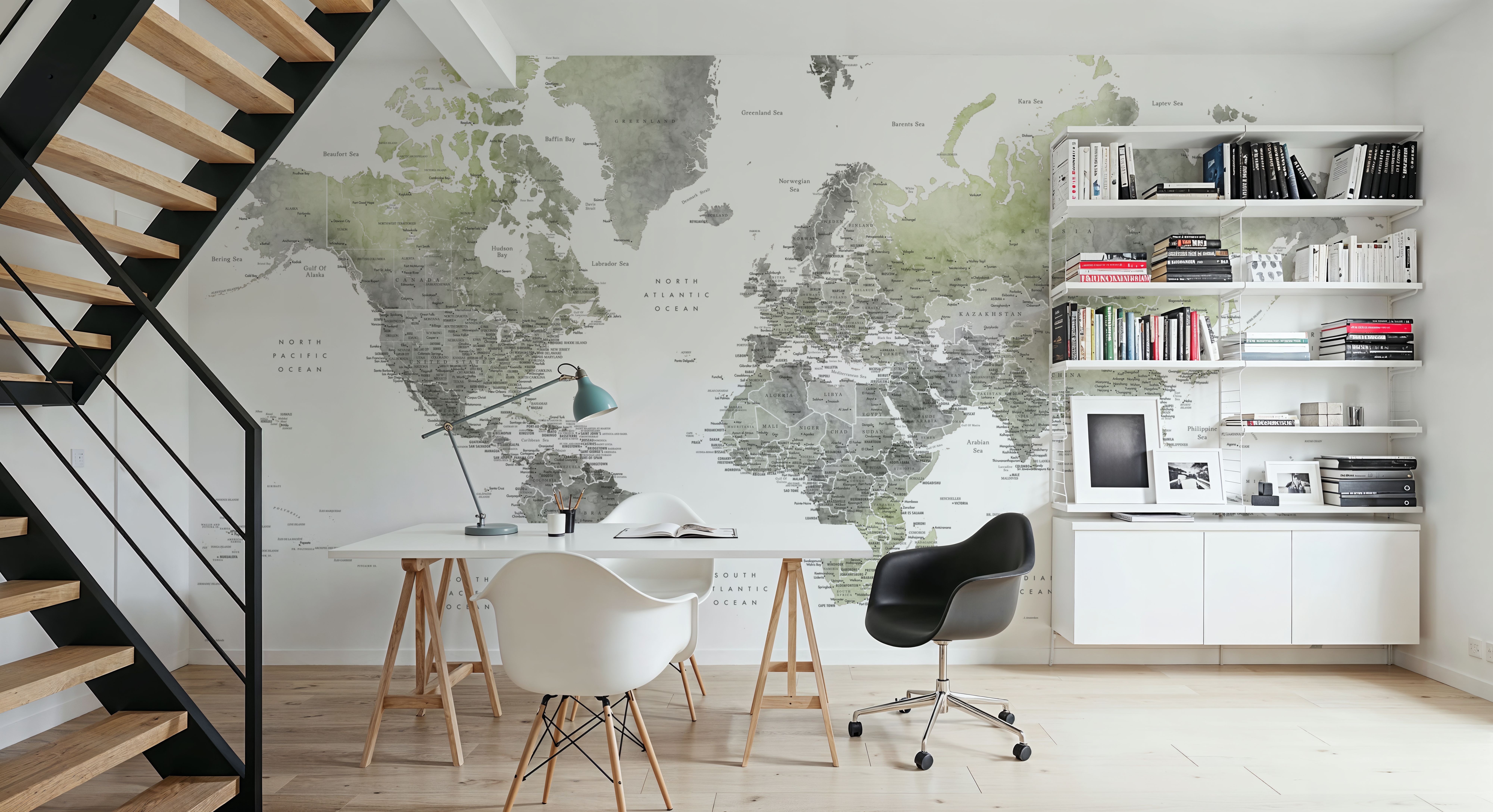 World Map Cities - Hollace, Wallpaper