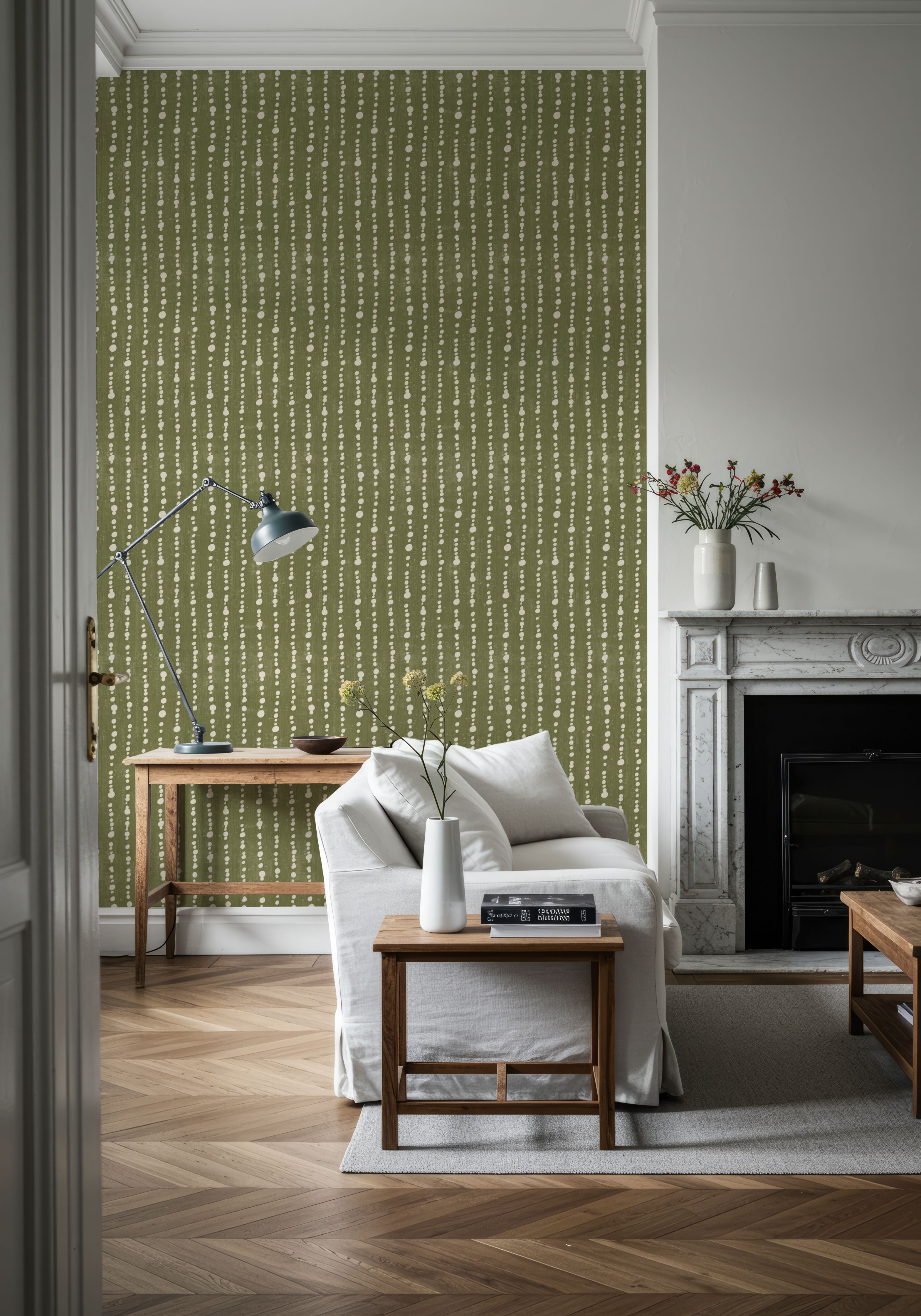 Woodland Drops Green