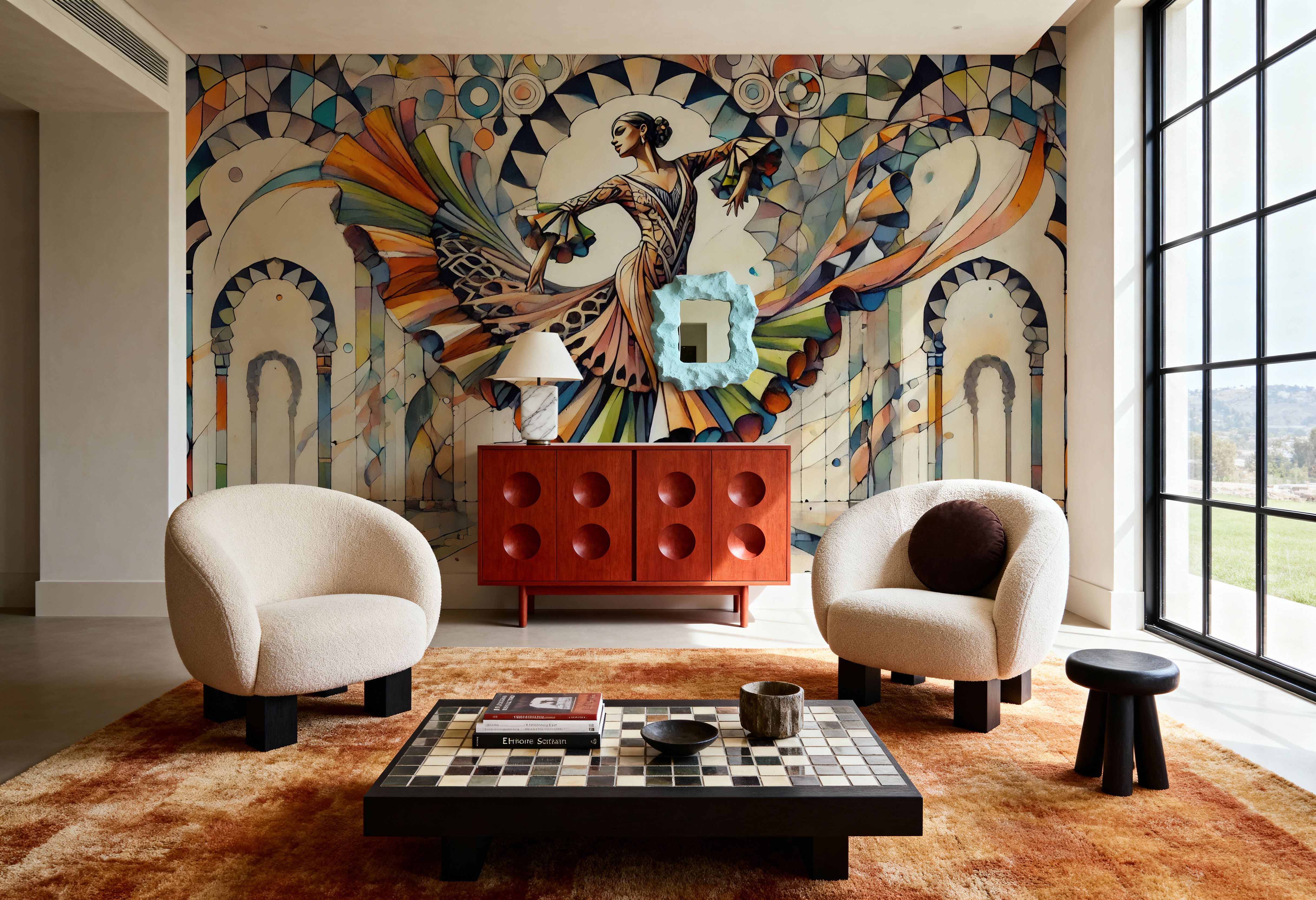 Flamenco Dancer in Art Deco