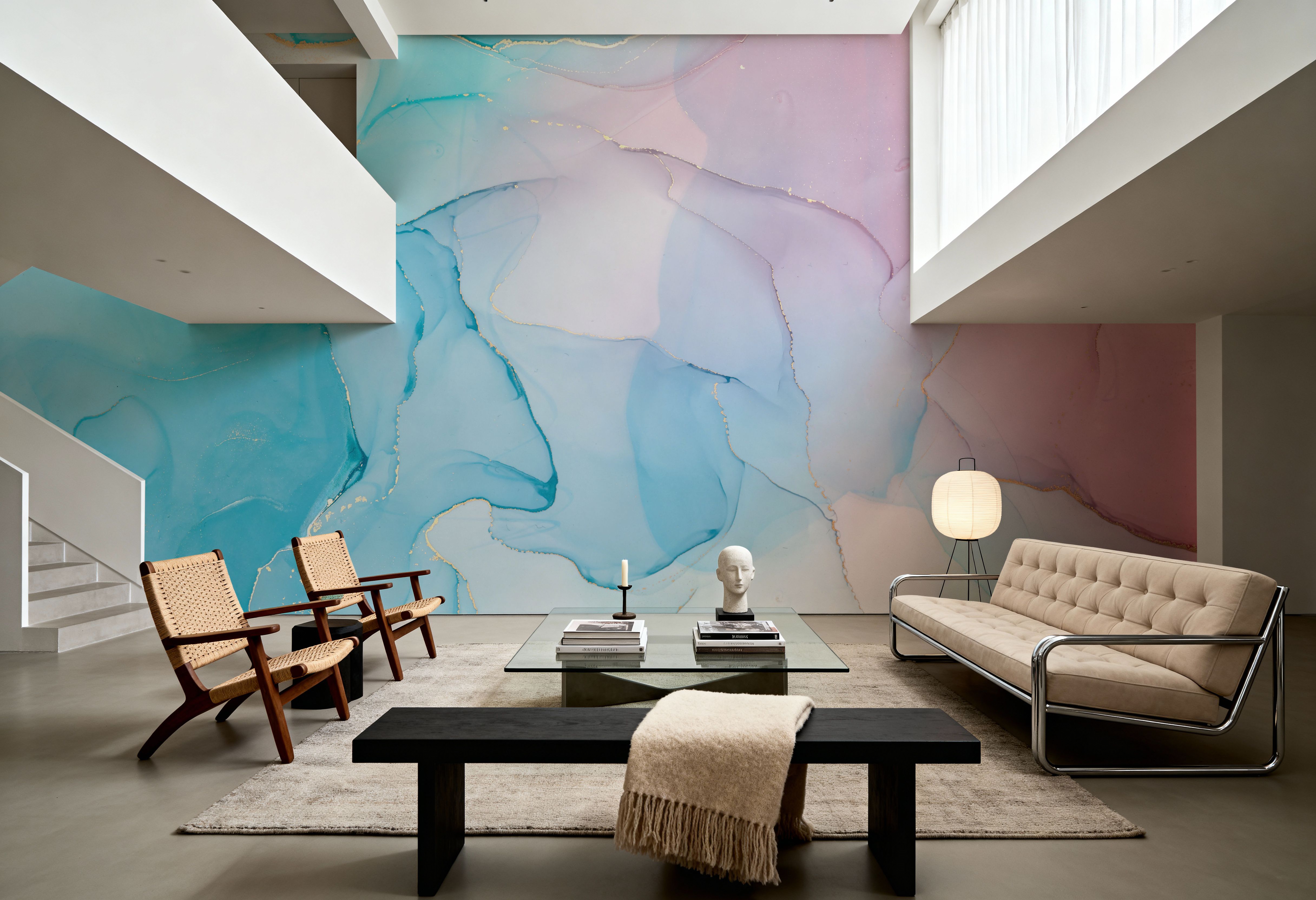 Liquid Silk, Wallpaper