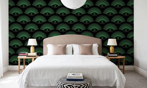 Art Deco Eye, Emerald