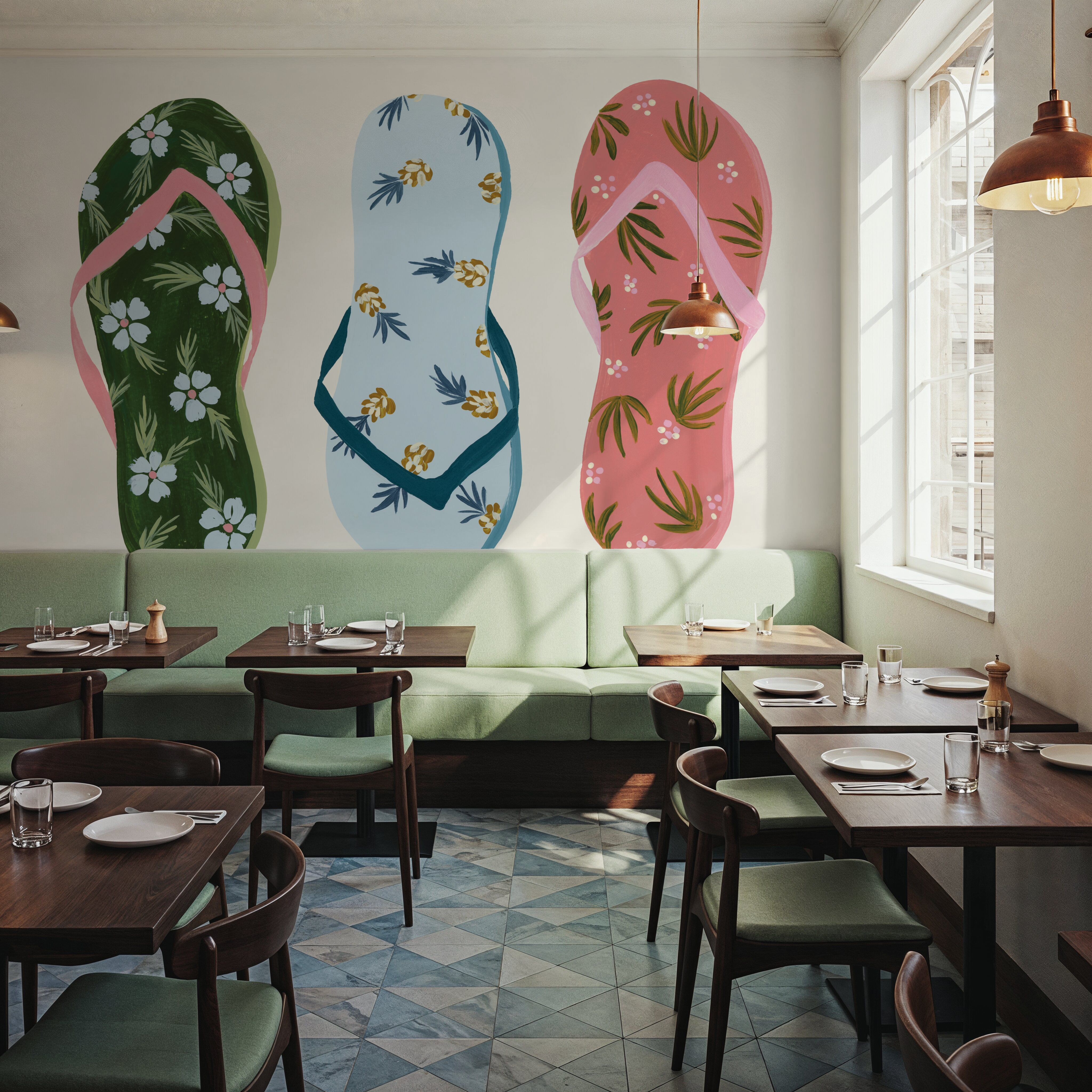 My Tropical Flip Flops