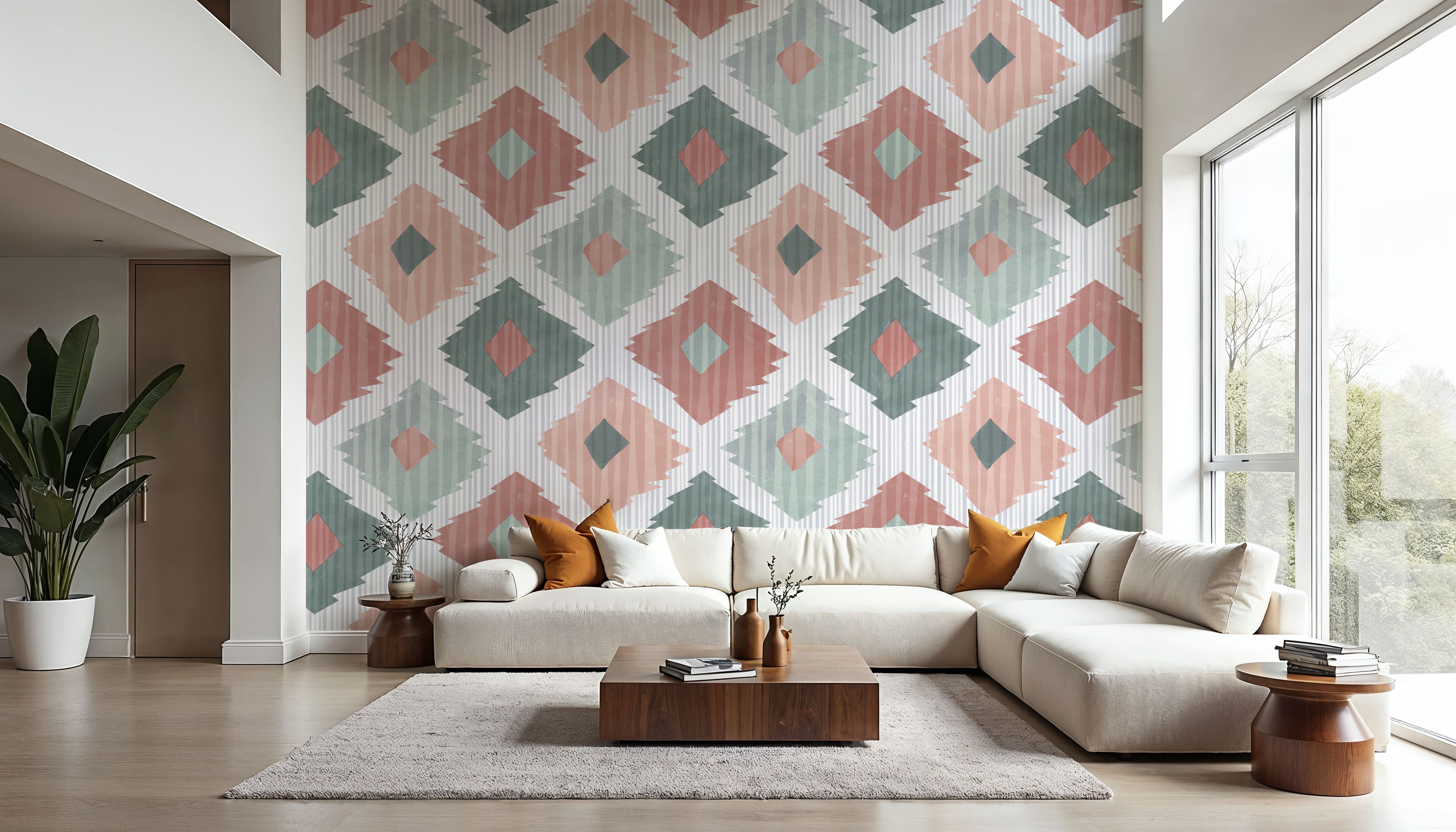 Ikat Pattern V, Wallpaper