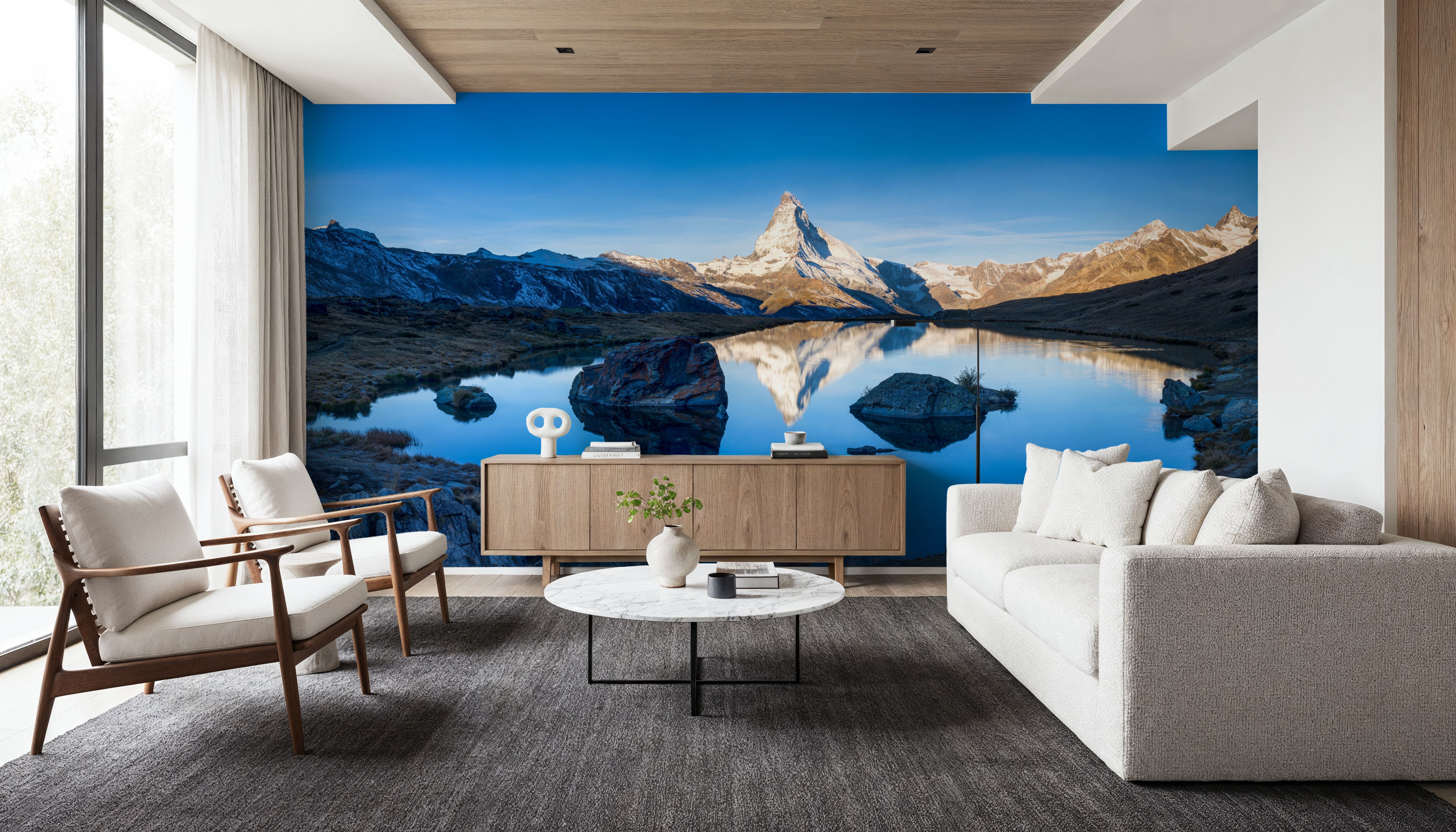 Matterhorn Reflections Blue