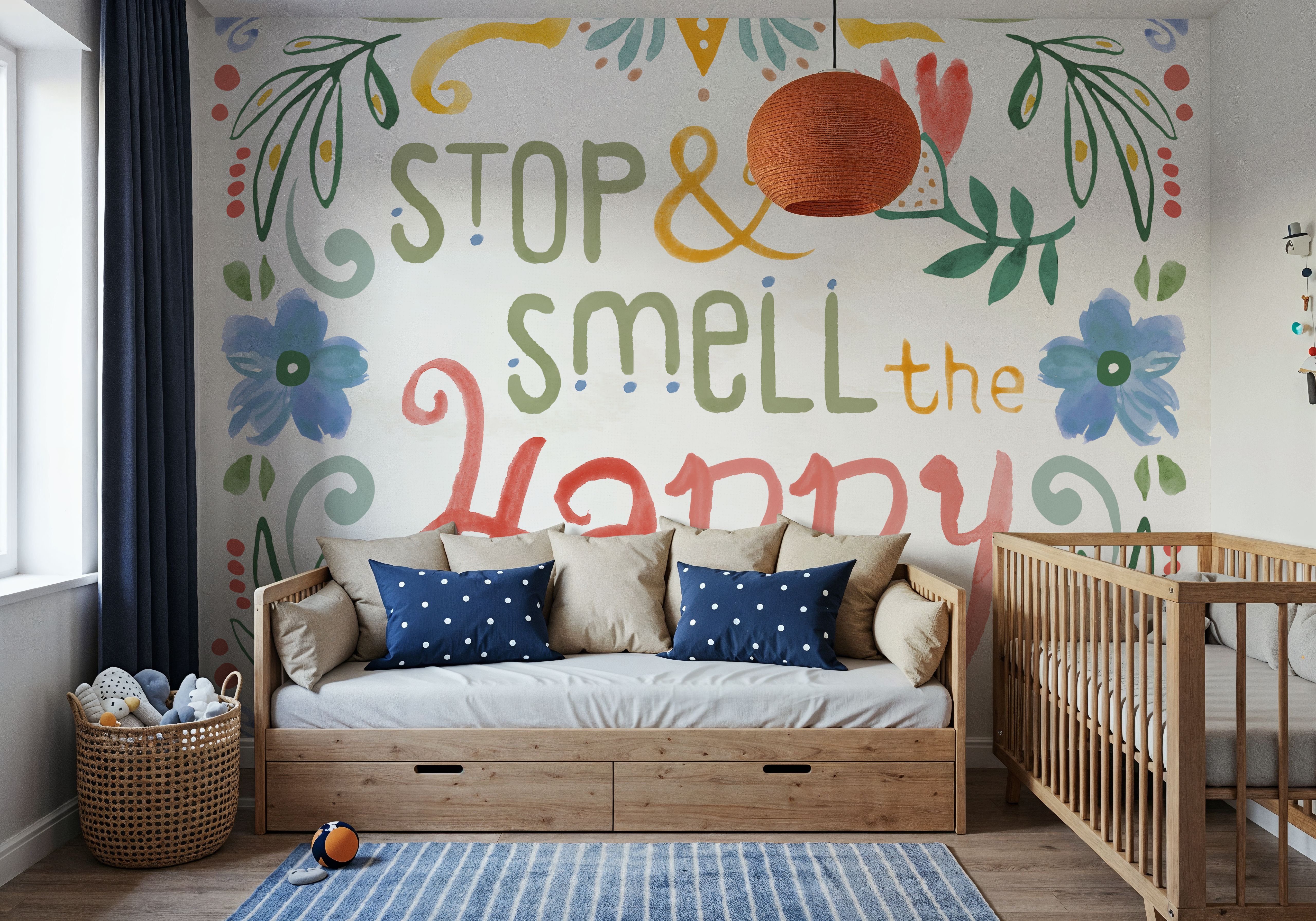 Wild Blooms IV, Wallpaper