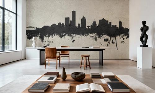 Milwaukee Wisconsin Skyline Concrete
