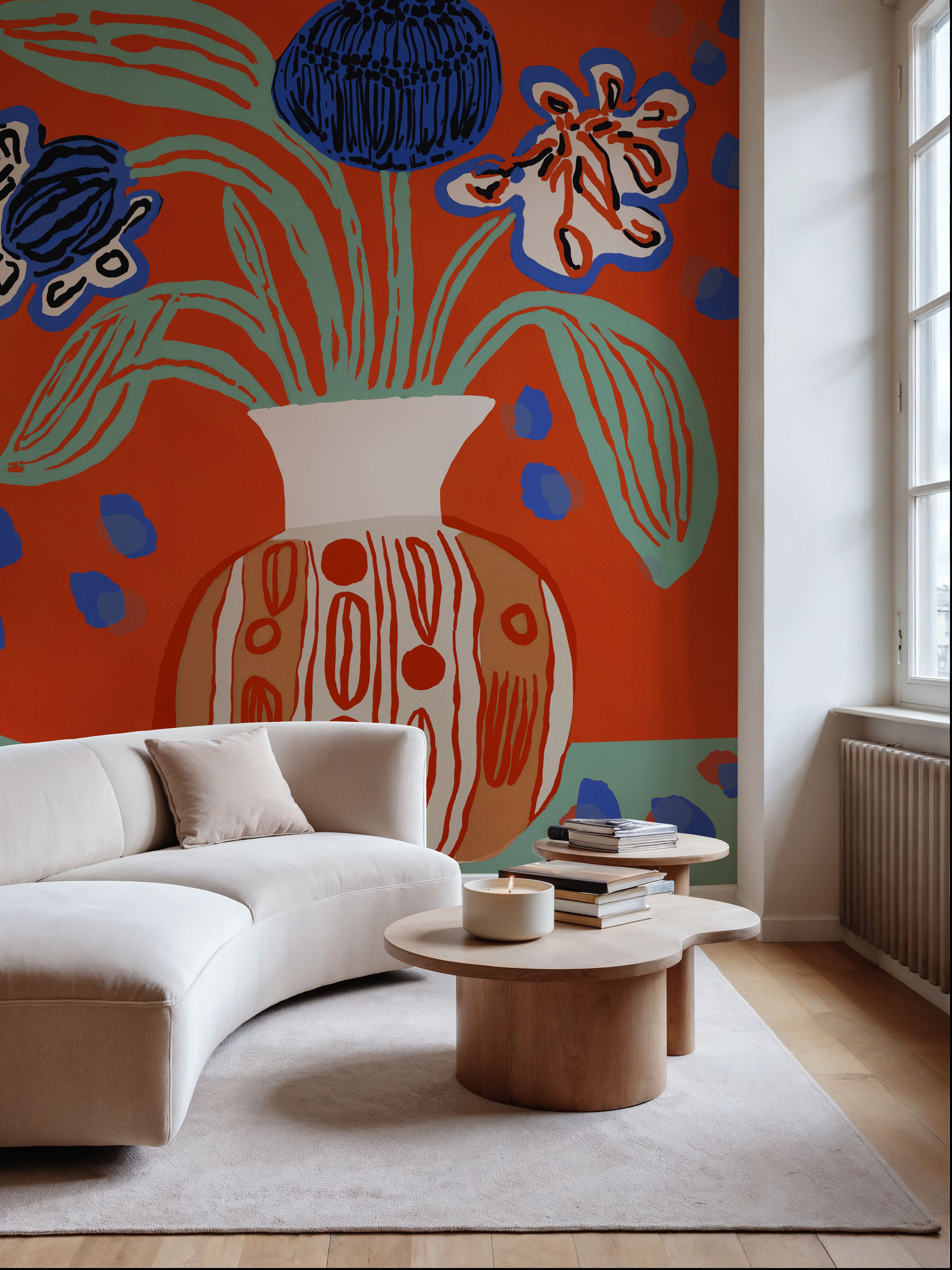 Naive Flower Still Life