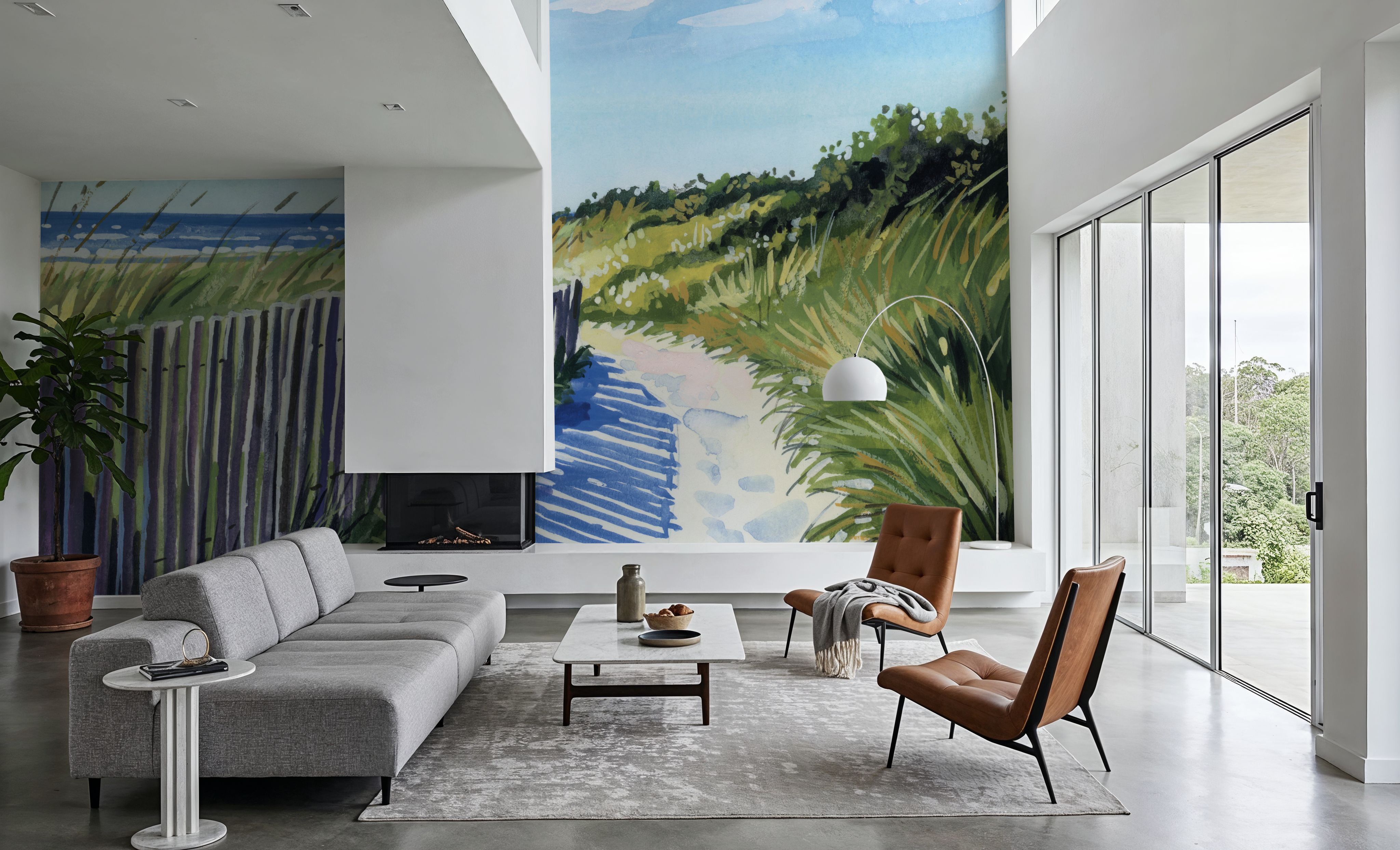 Grassy Path To The Beach II