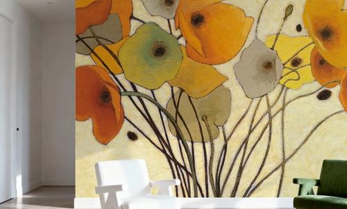 Pumpkin Poppies I