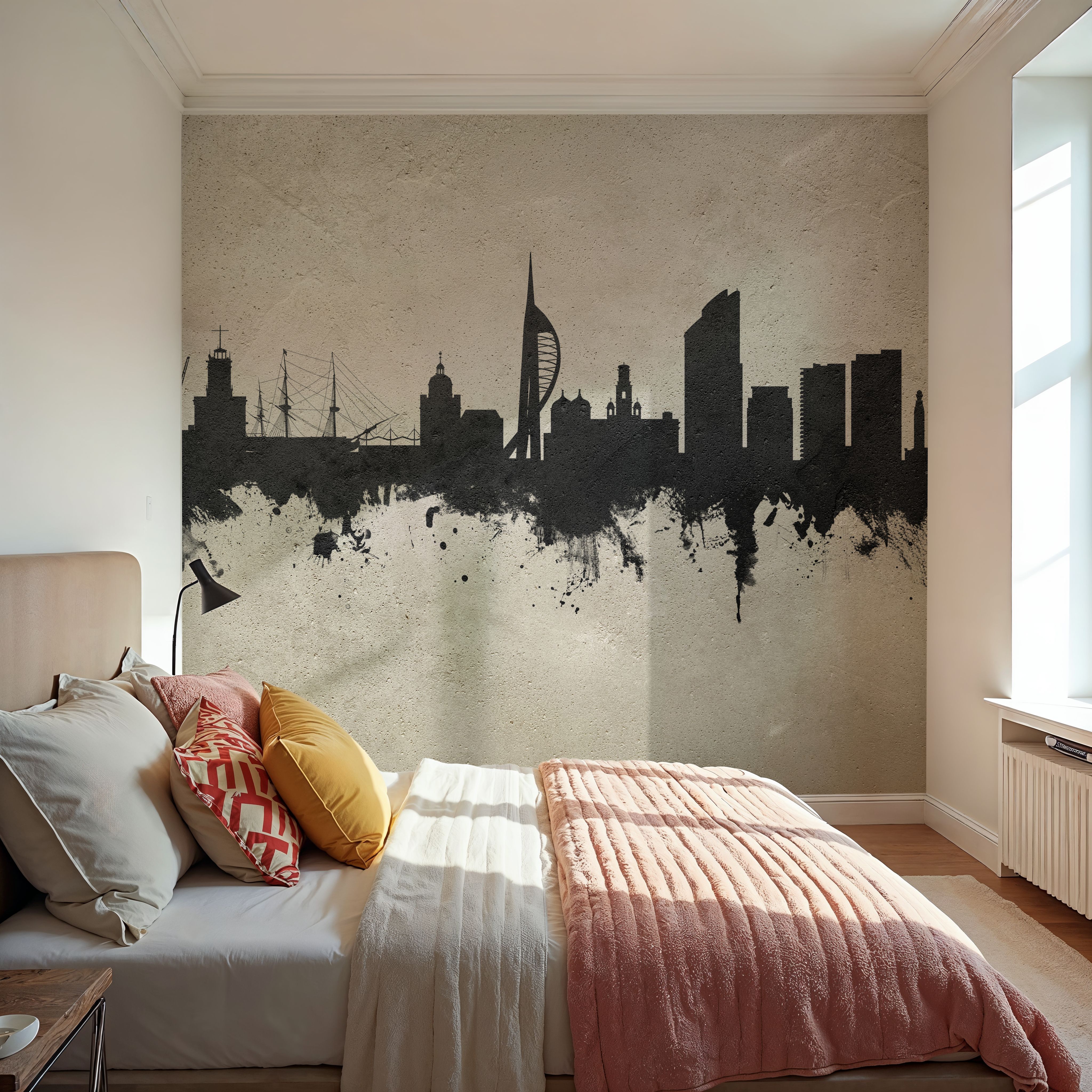 Portsmouth England Skyline Concrete