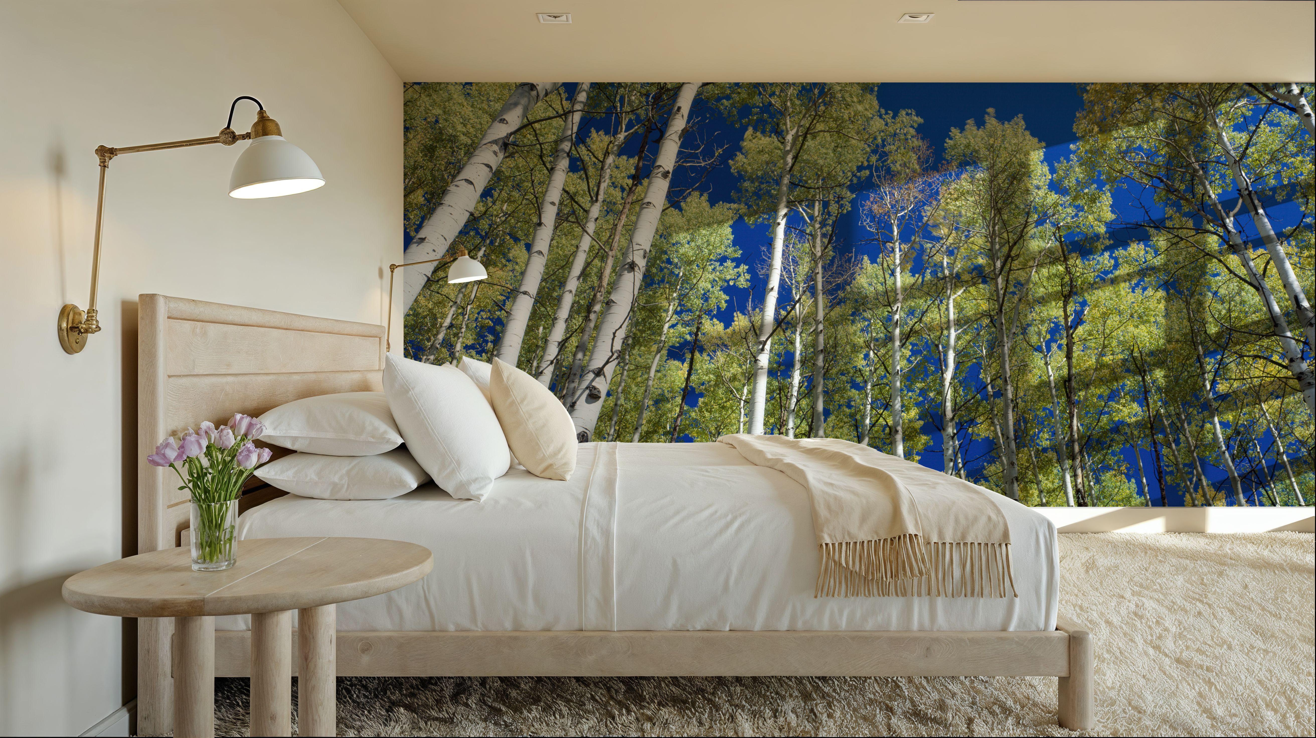 Cobalt Birch Forest