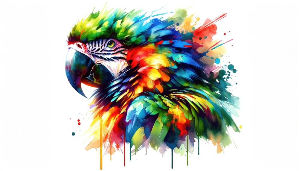 Vibrant Parrot's Tropical Essence