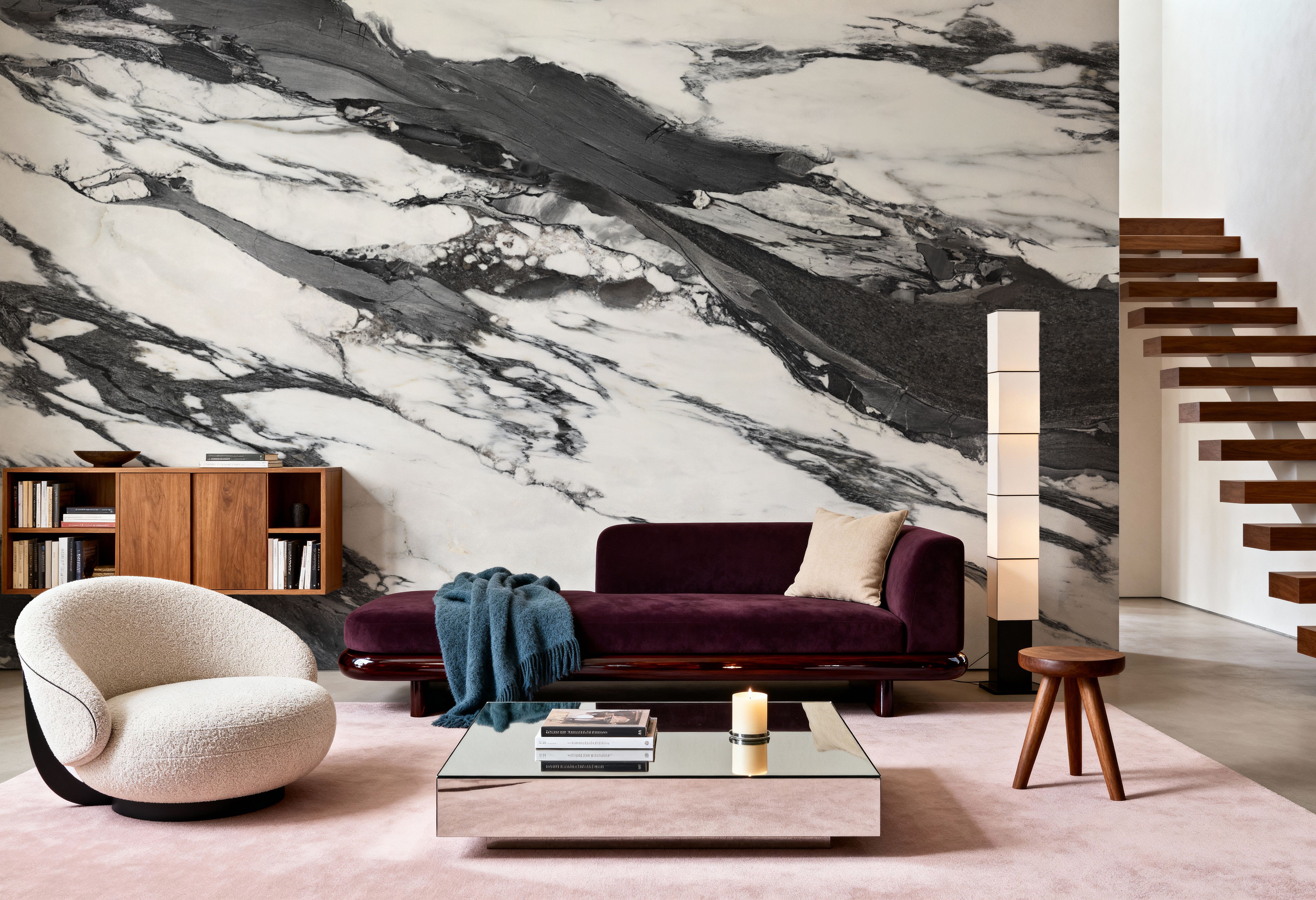 Panda White Marble