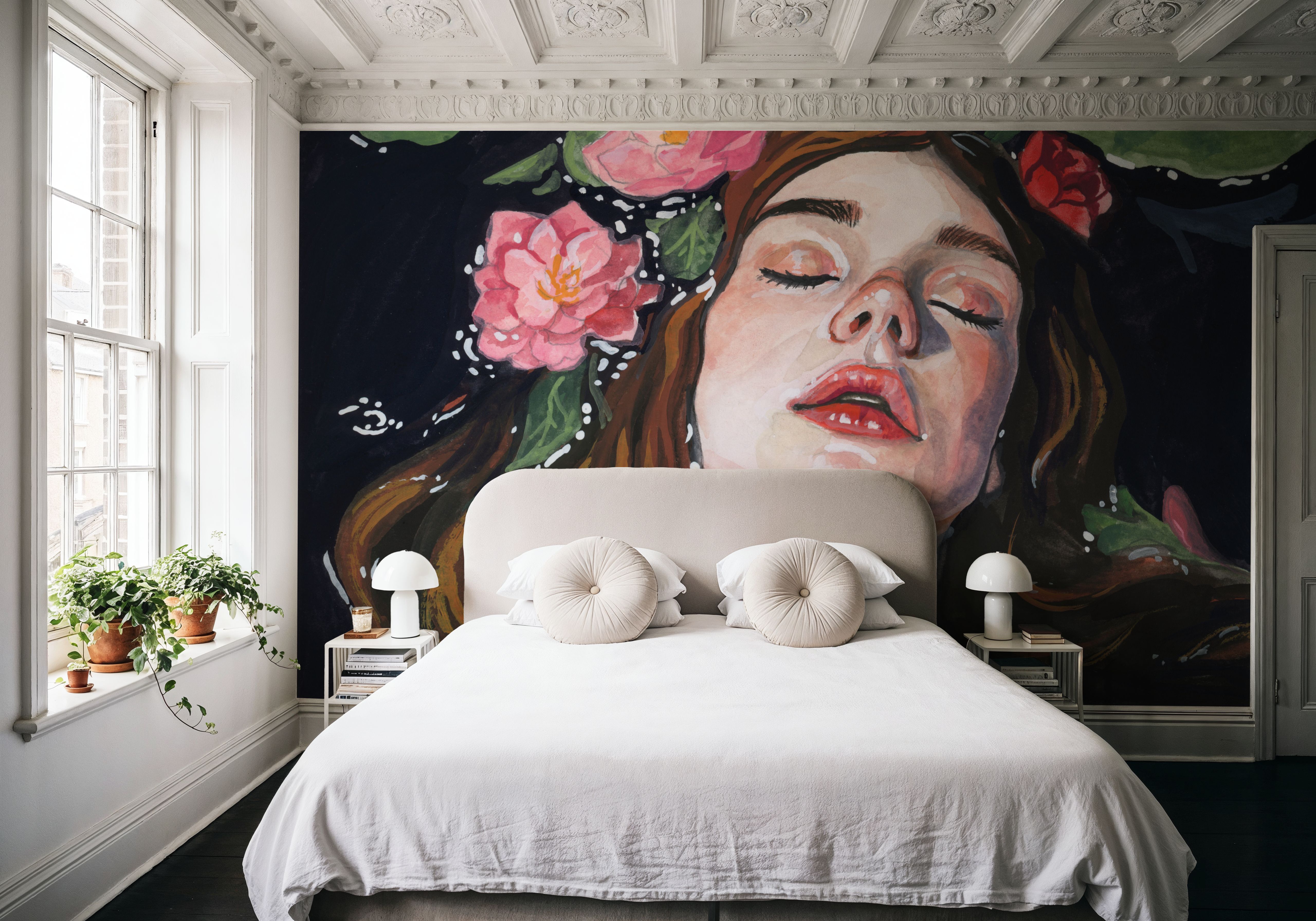 Ophelia With Lilies in Her Hair