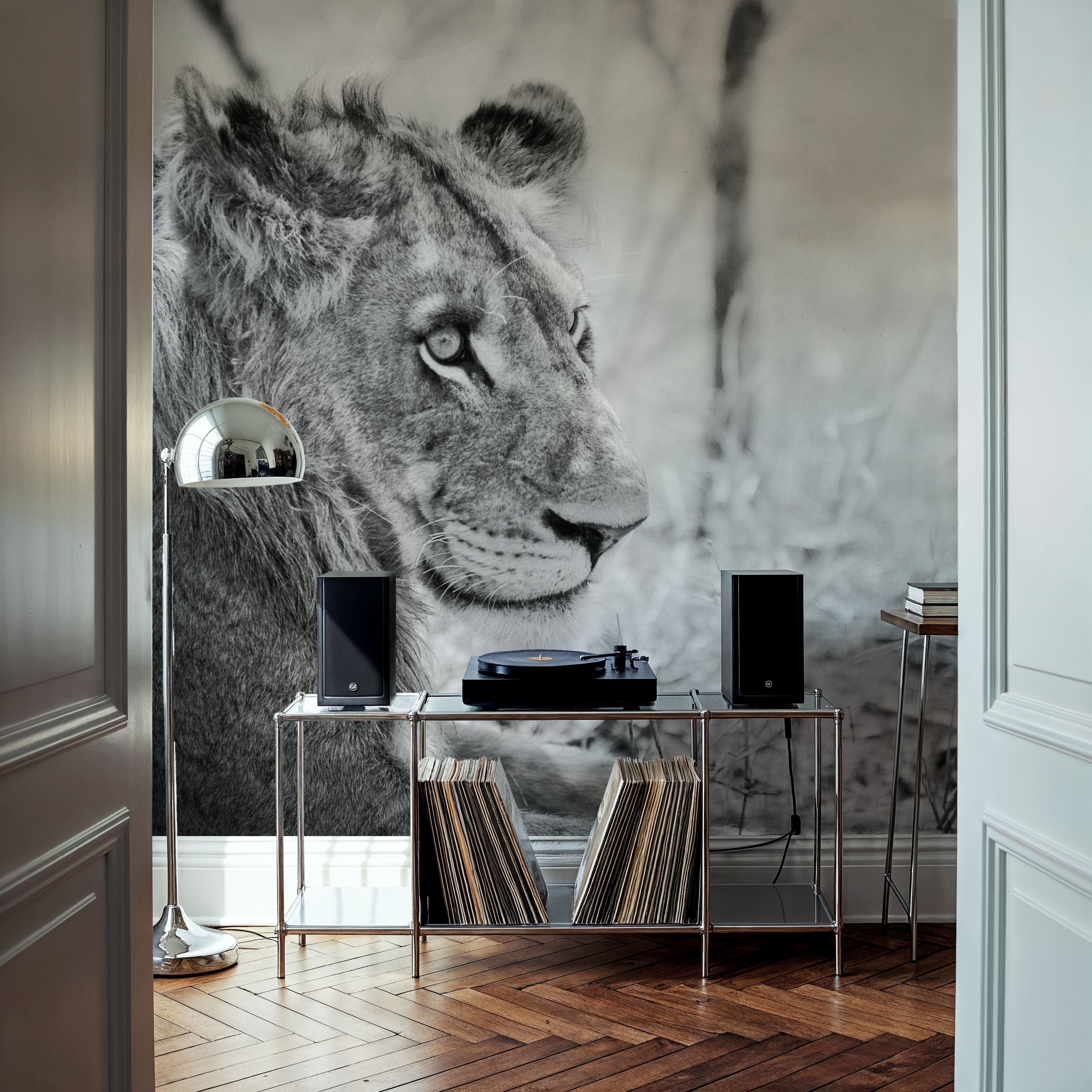 Young Lion BW