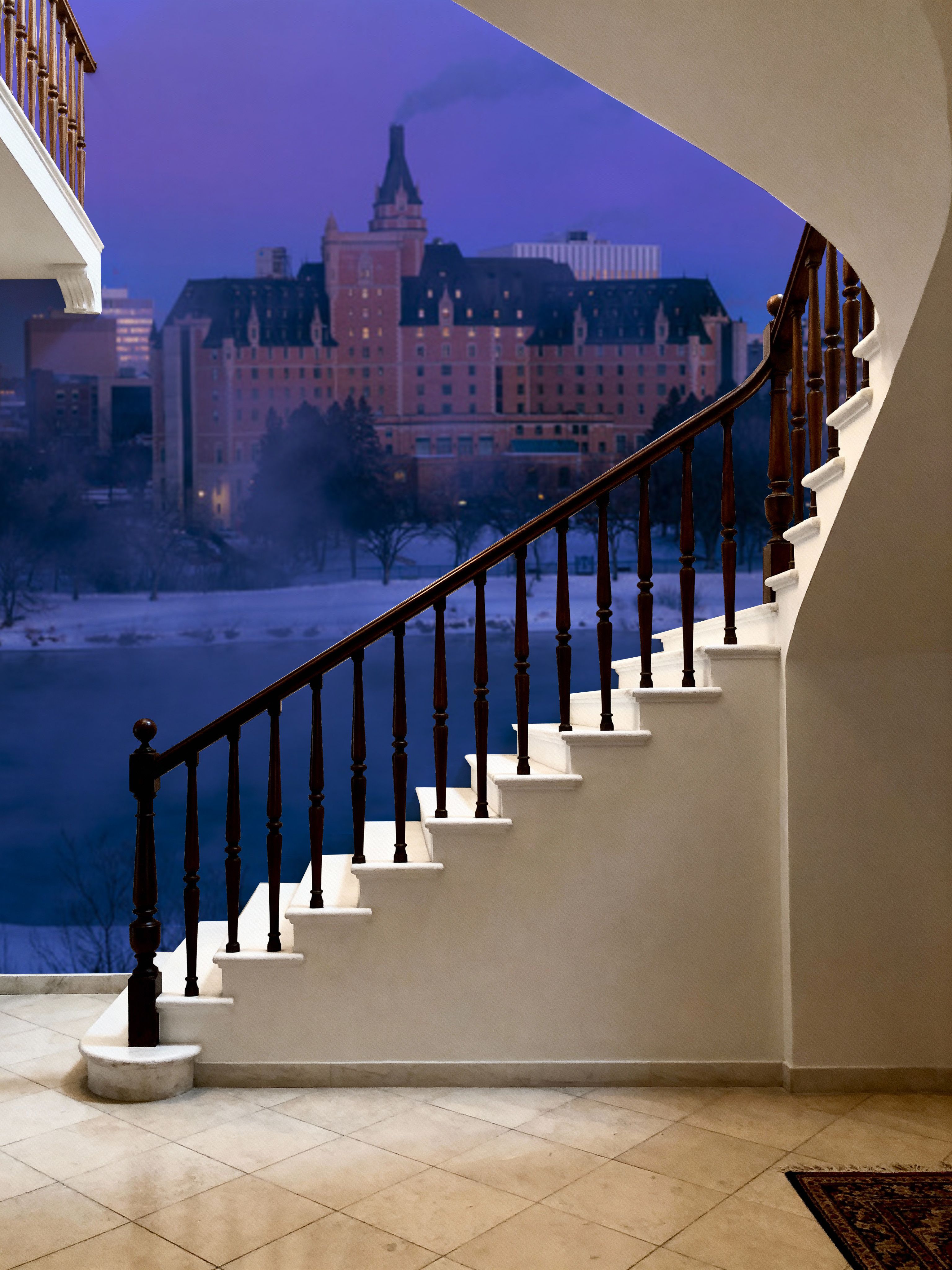 Saskatoon Skyline in Winter