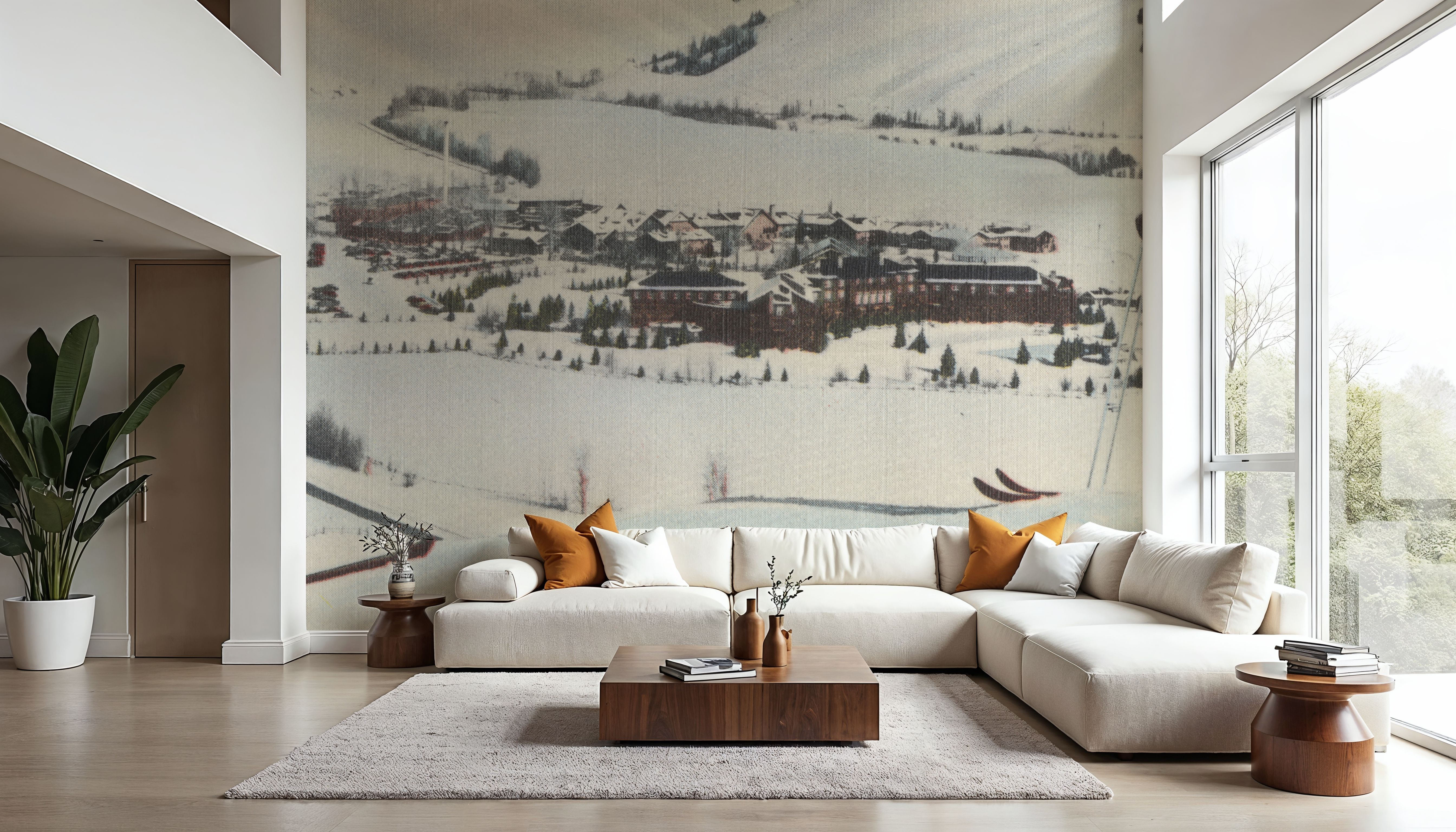 Greetings from the Slopes - Screenprint Postcard