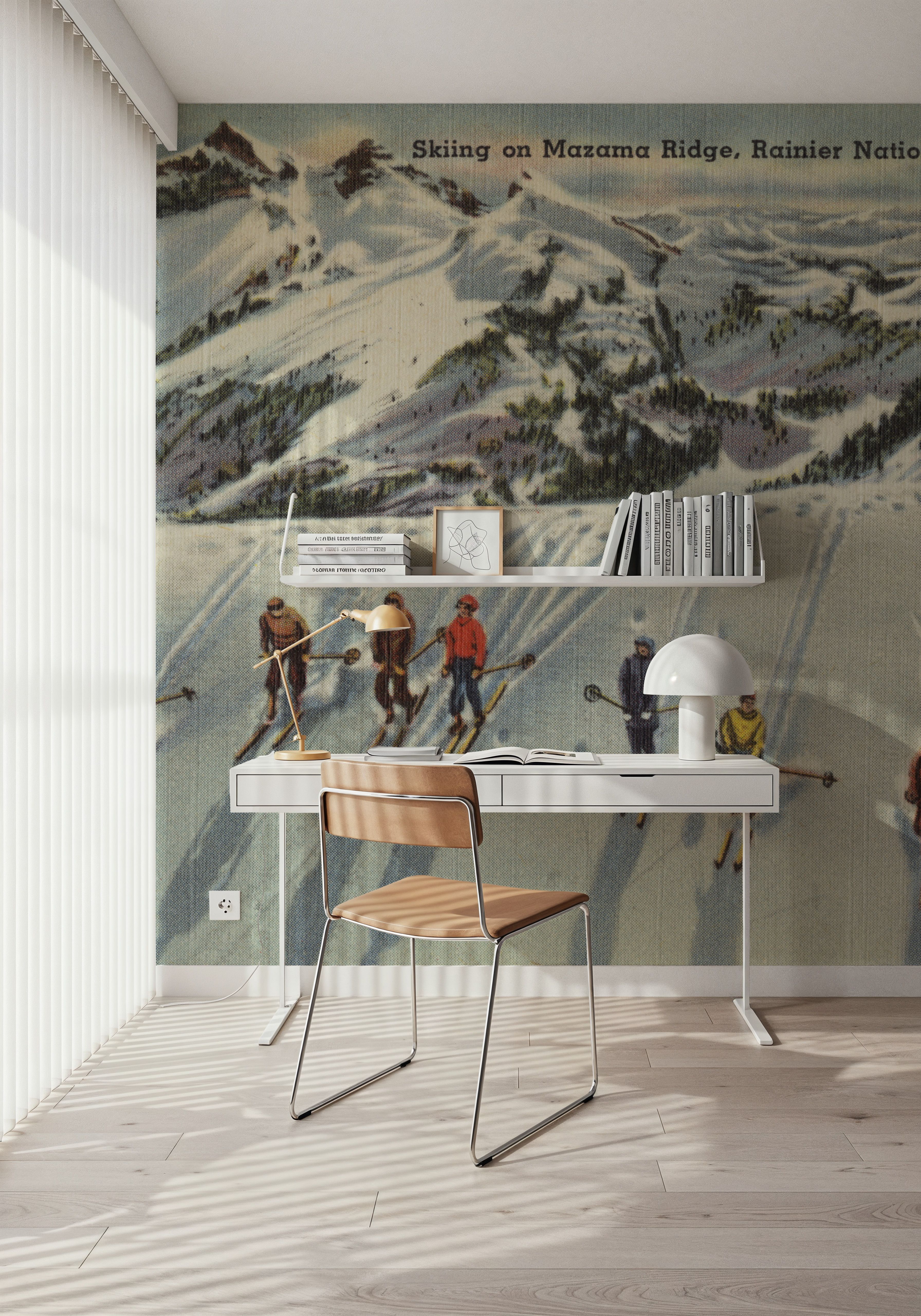 Greetings from Mazama Ridge - Screenprint Postcard