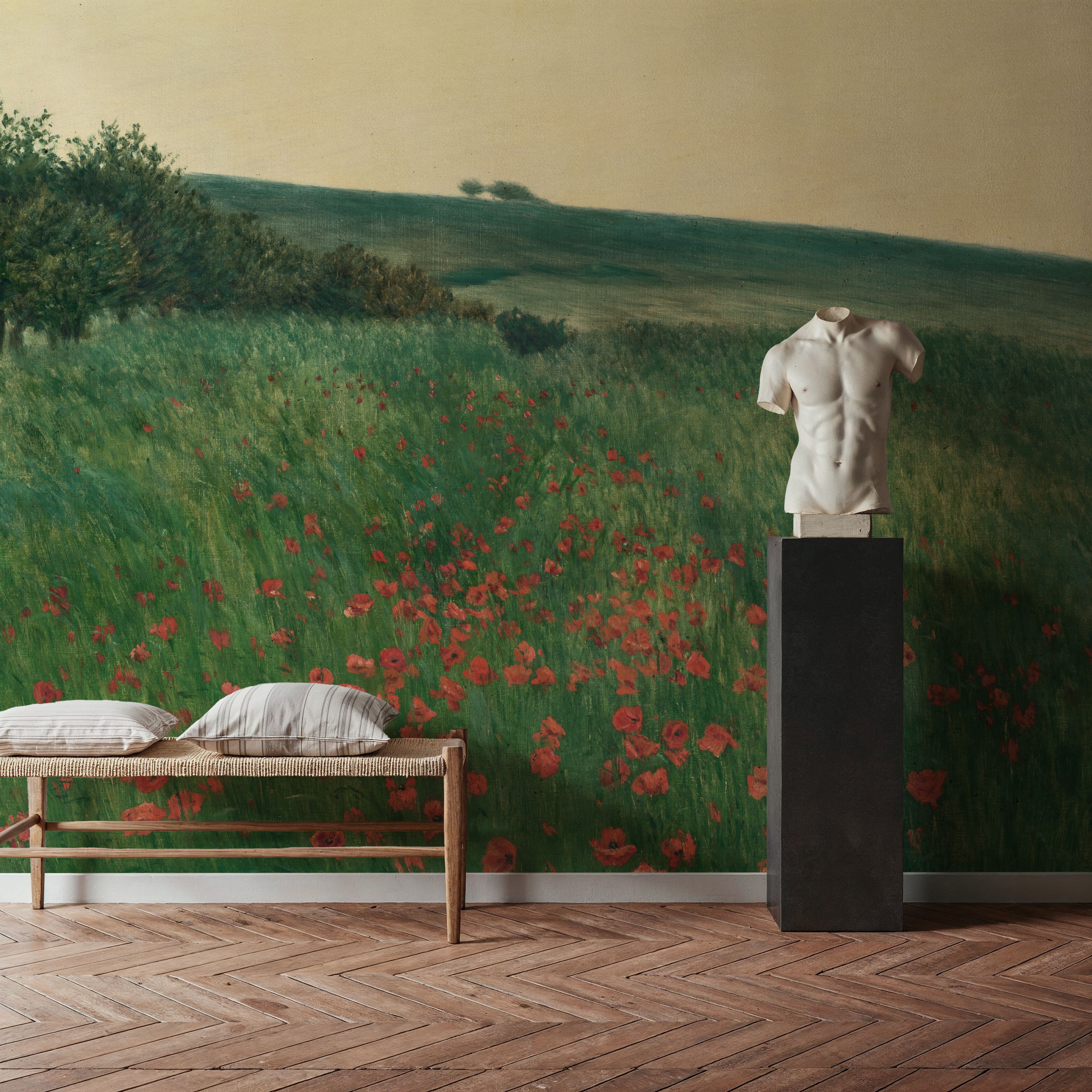 Red Poppies (1910) Oil Painting