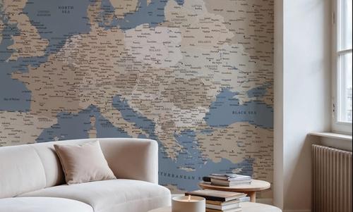 Europe Map Detailed - Amias
