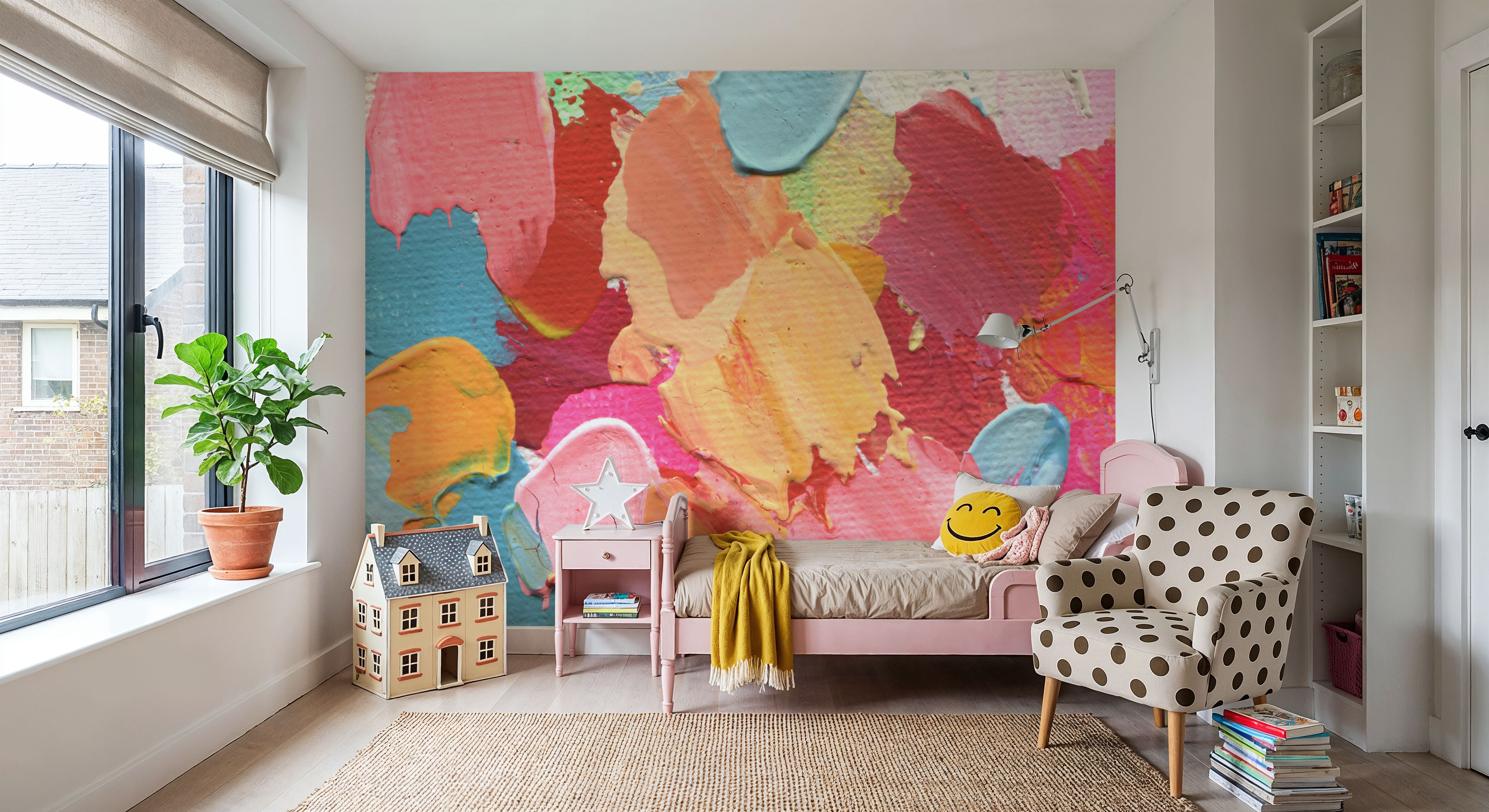 Abstract Rainbow Smudge