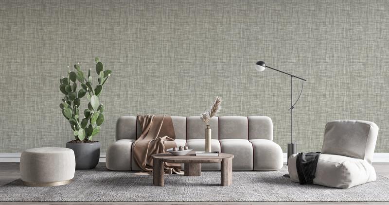 Mottled Linen Effect, Stone wallpaper 100% PVC-free and non-toxic