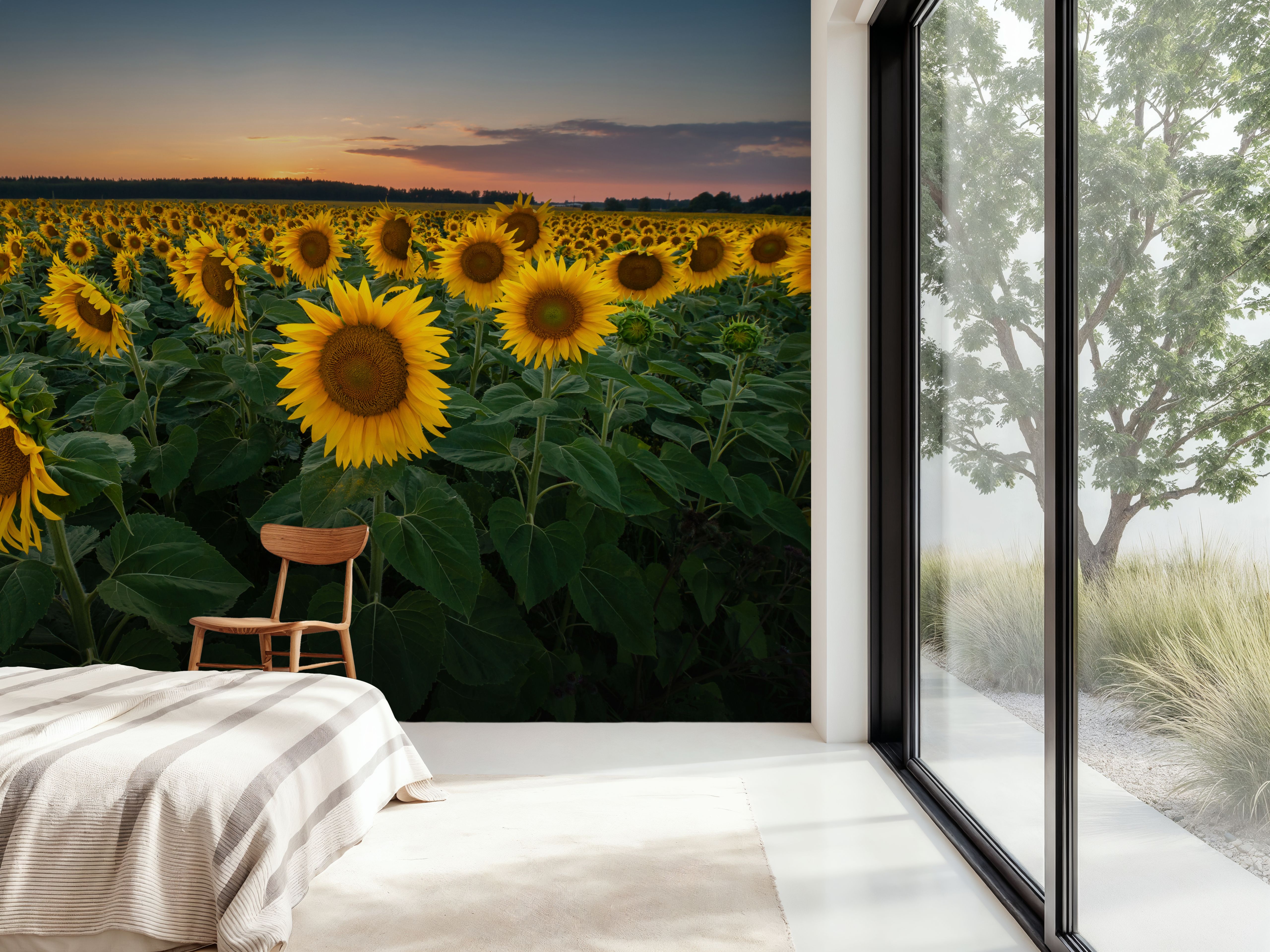 Proud Sunflower Field