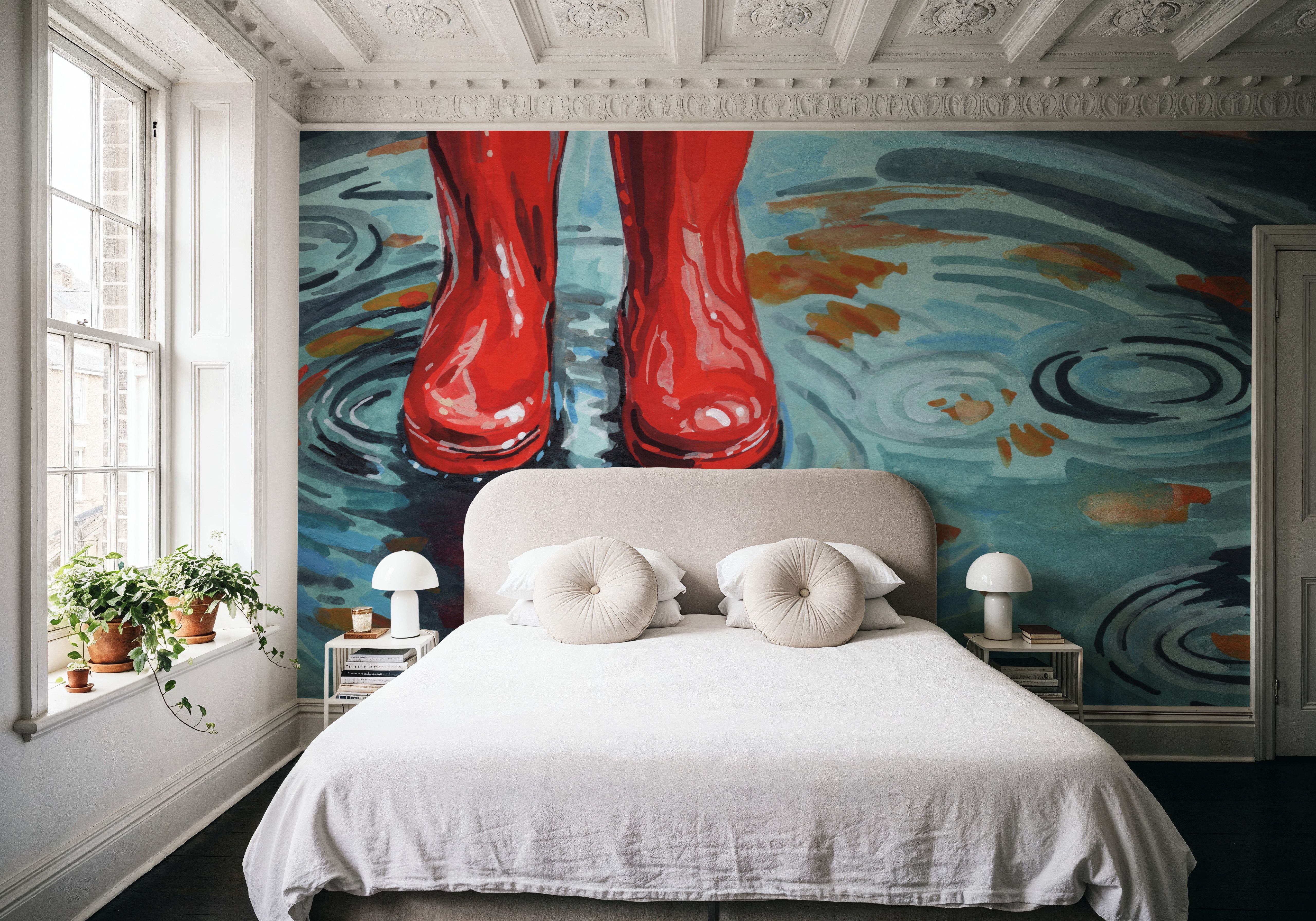 Wellie Season, Papier peint
