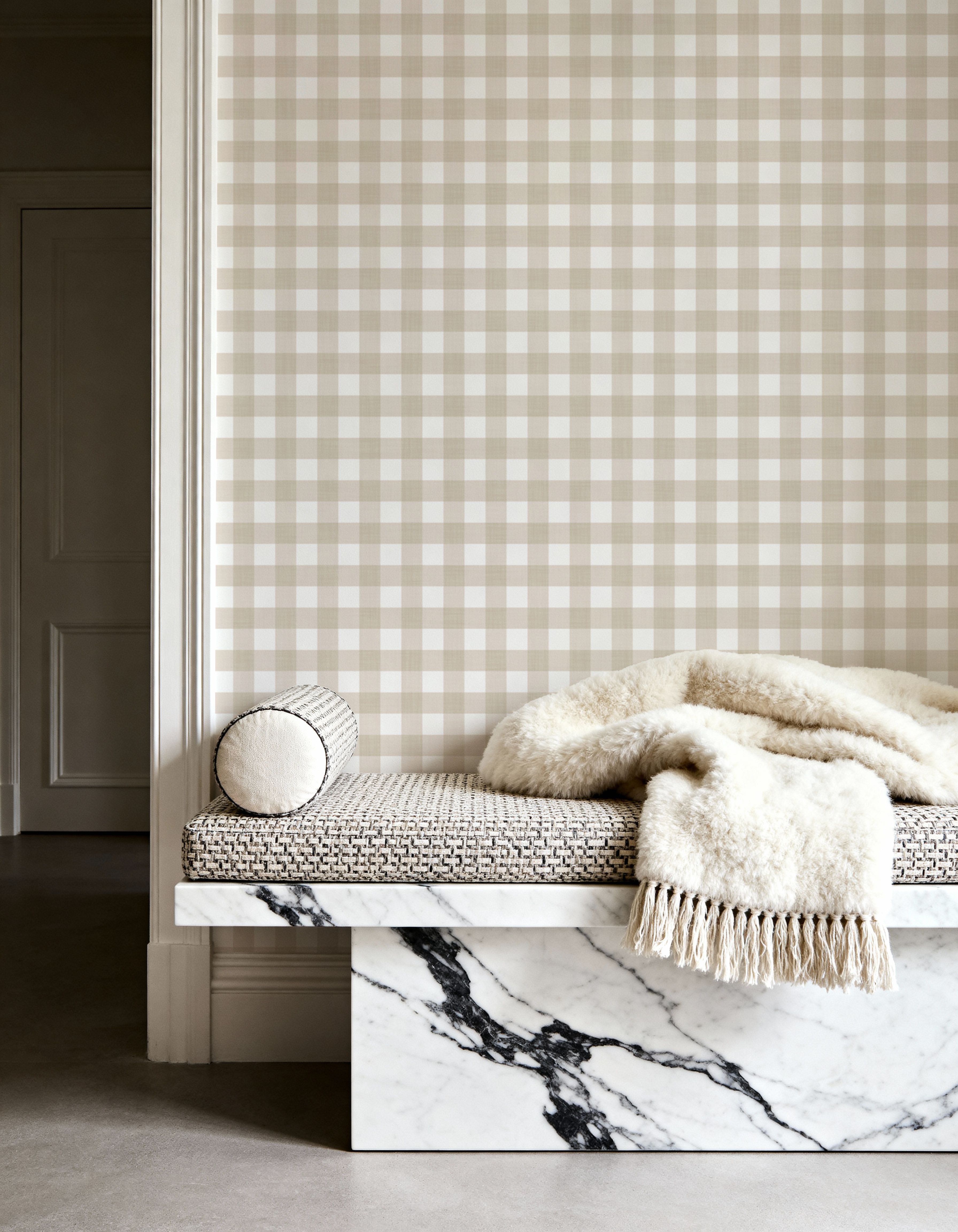 Gingham Sand