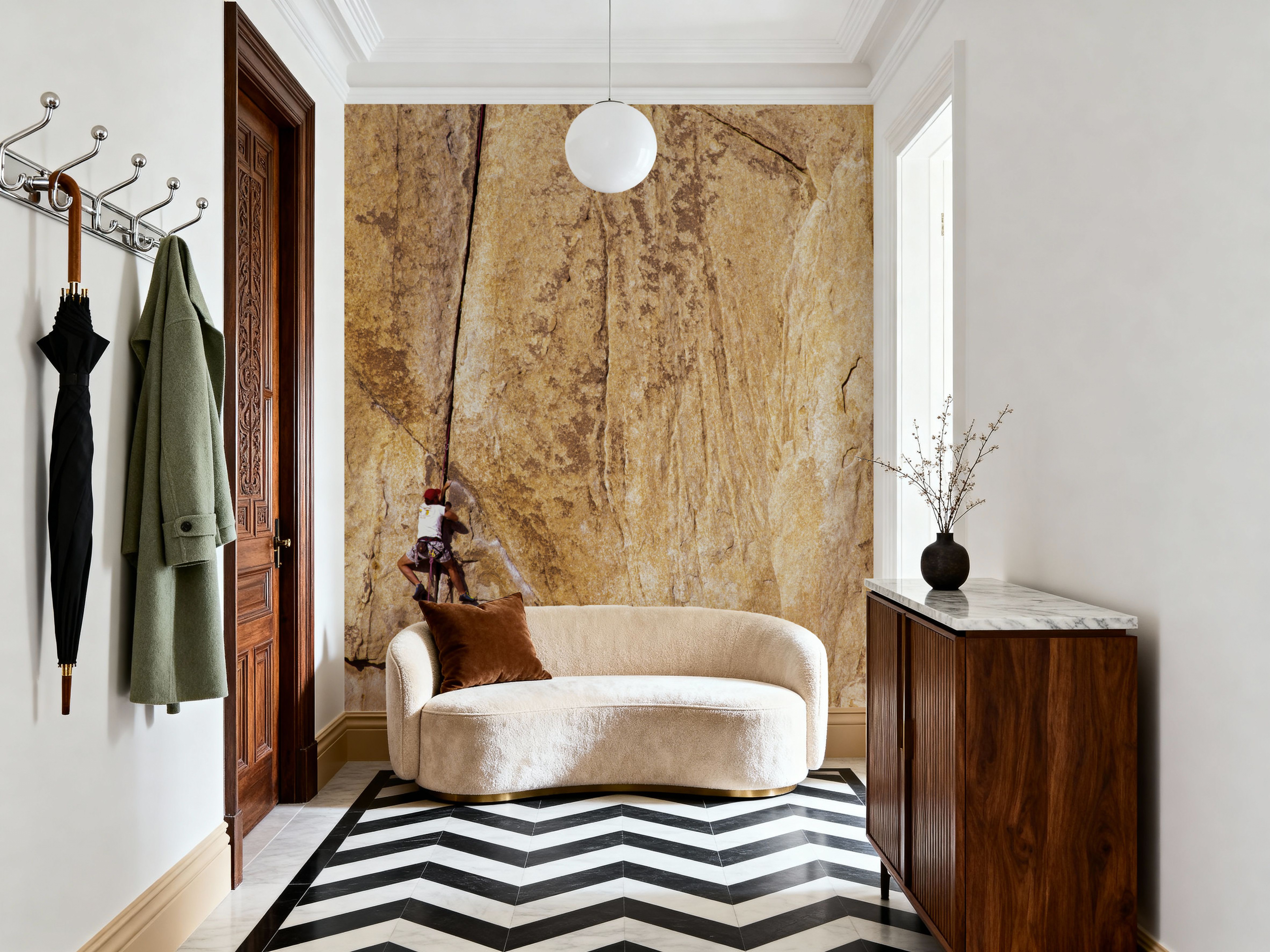 Vertical Ascent, Carte da parati