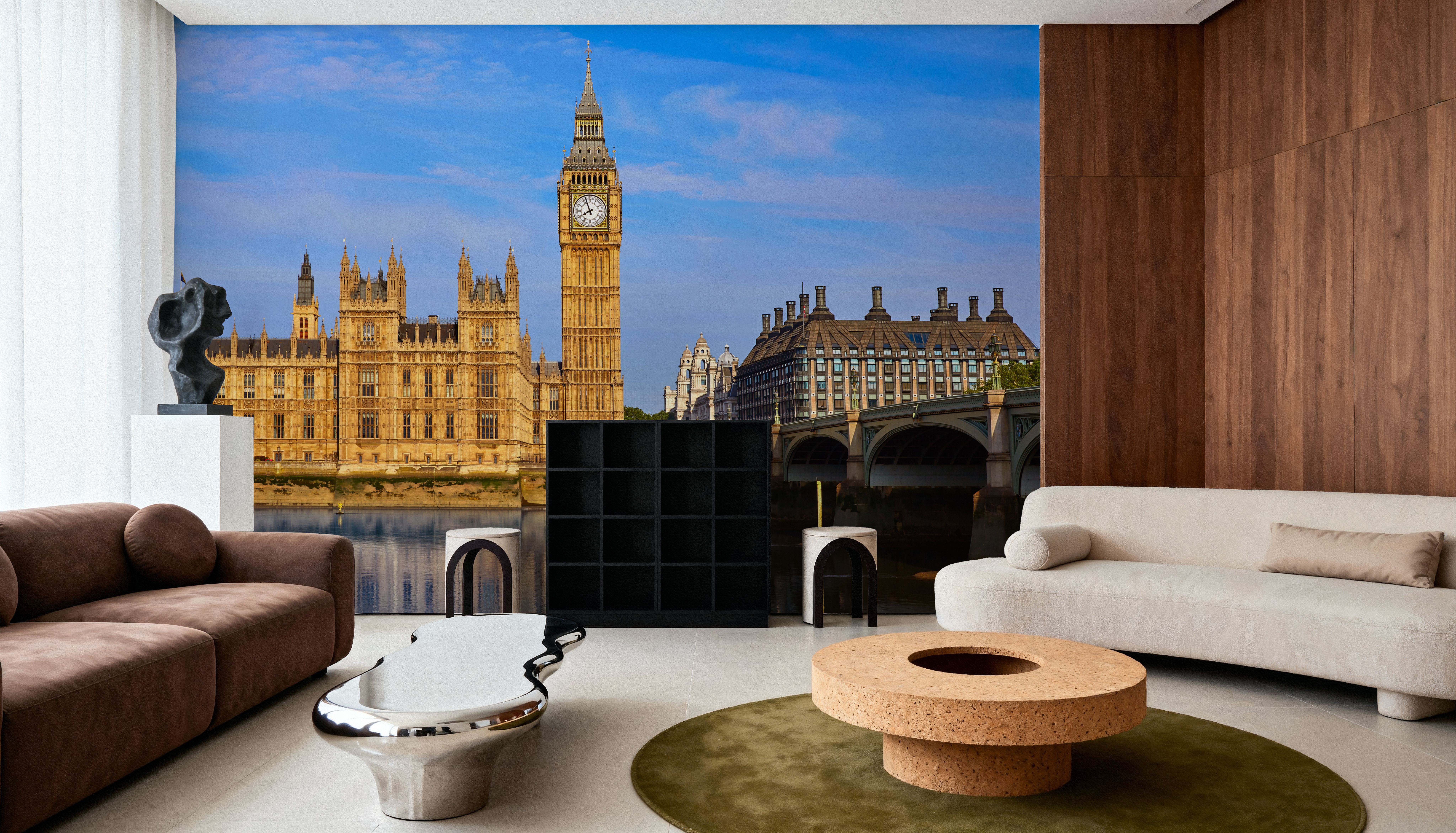 Big Ben Tower and Thames River