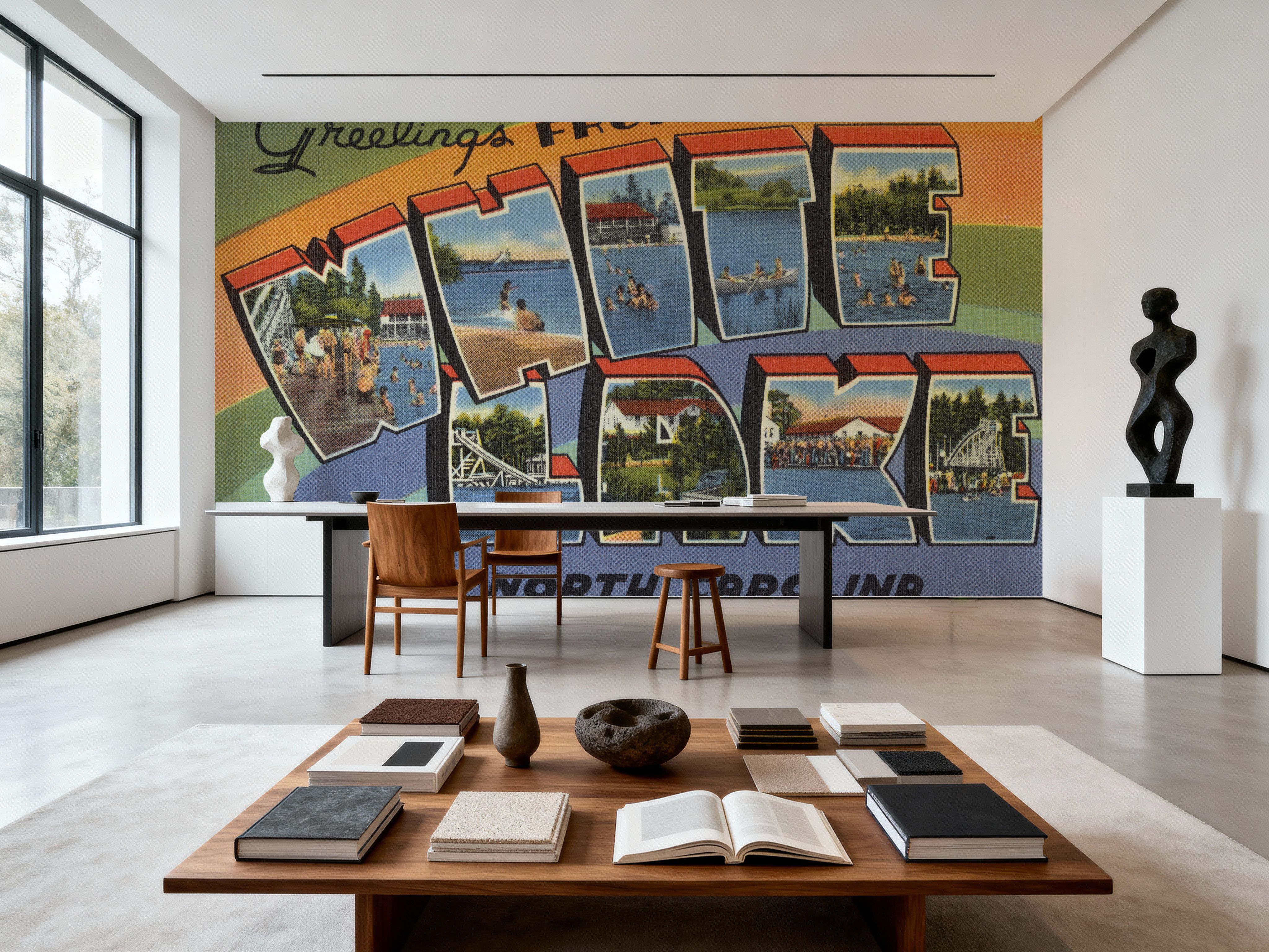 Greetings from White Lake - Screenprint Postcard