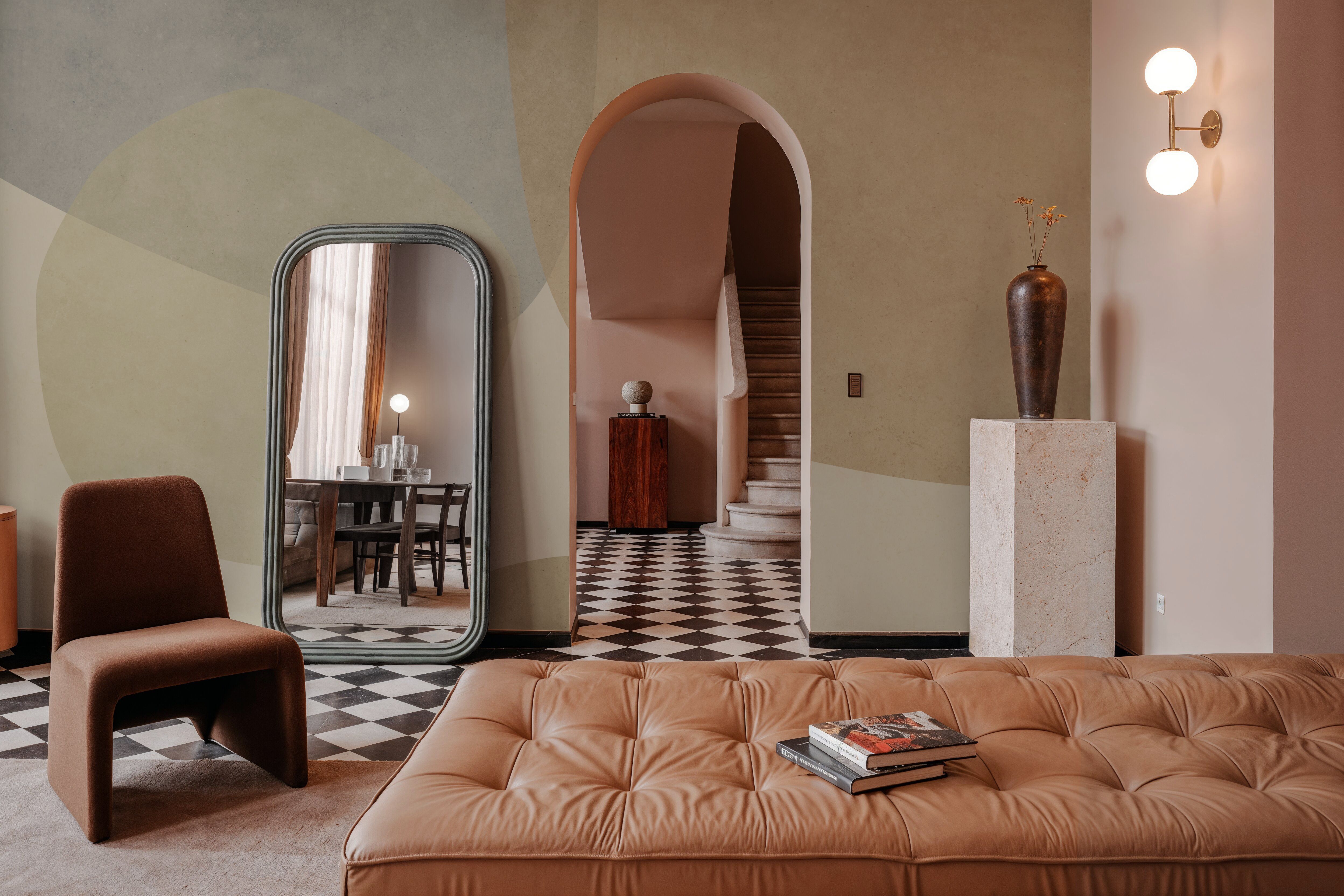 Embracing Shapes, Beige