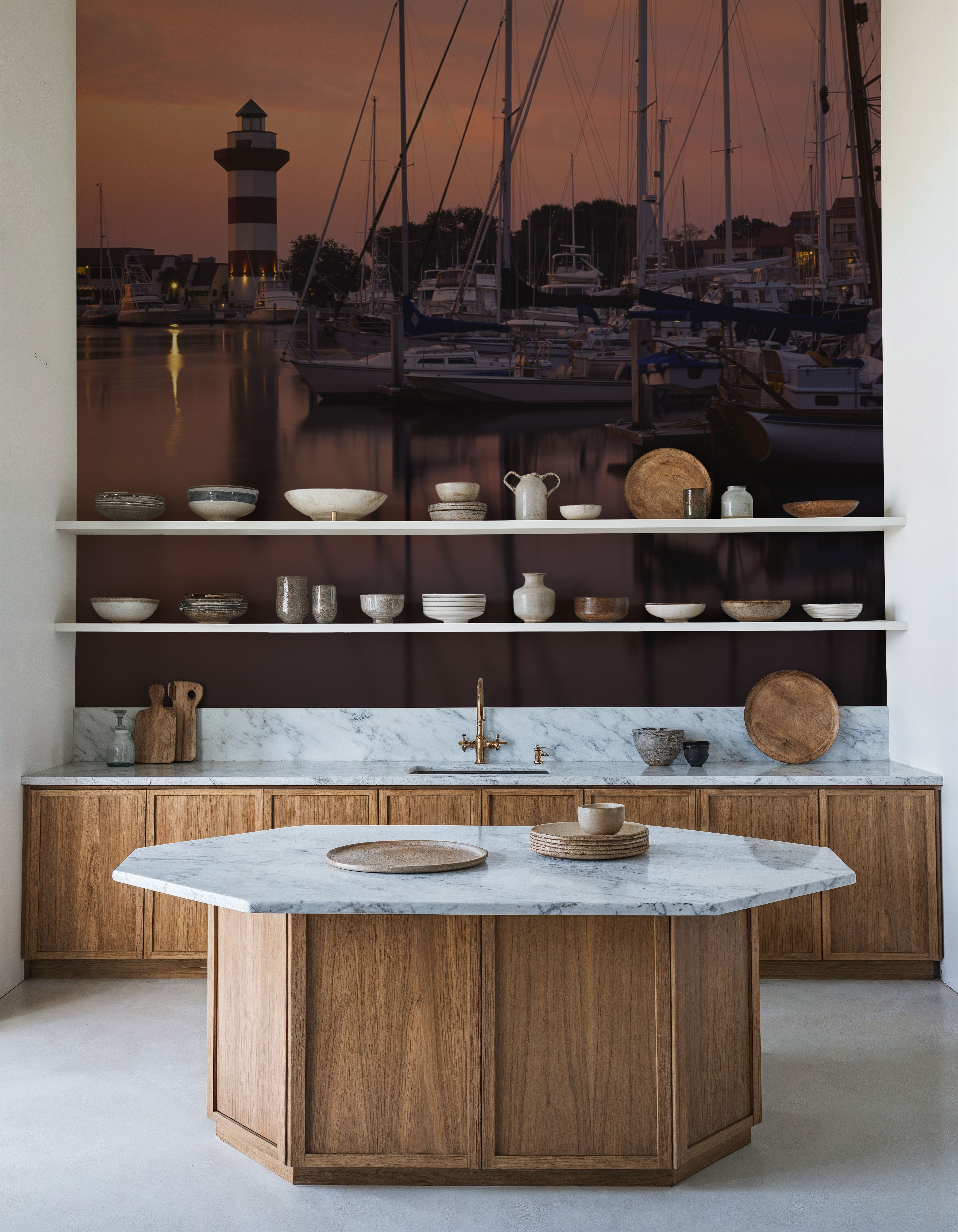 Harbor Lighthouse Sunset