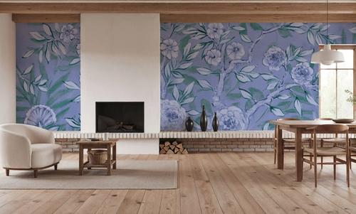 French Garden Blue Green