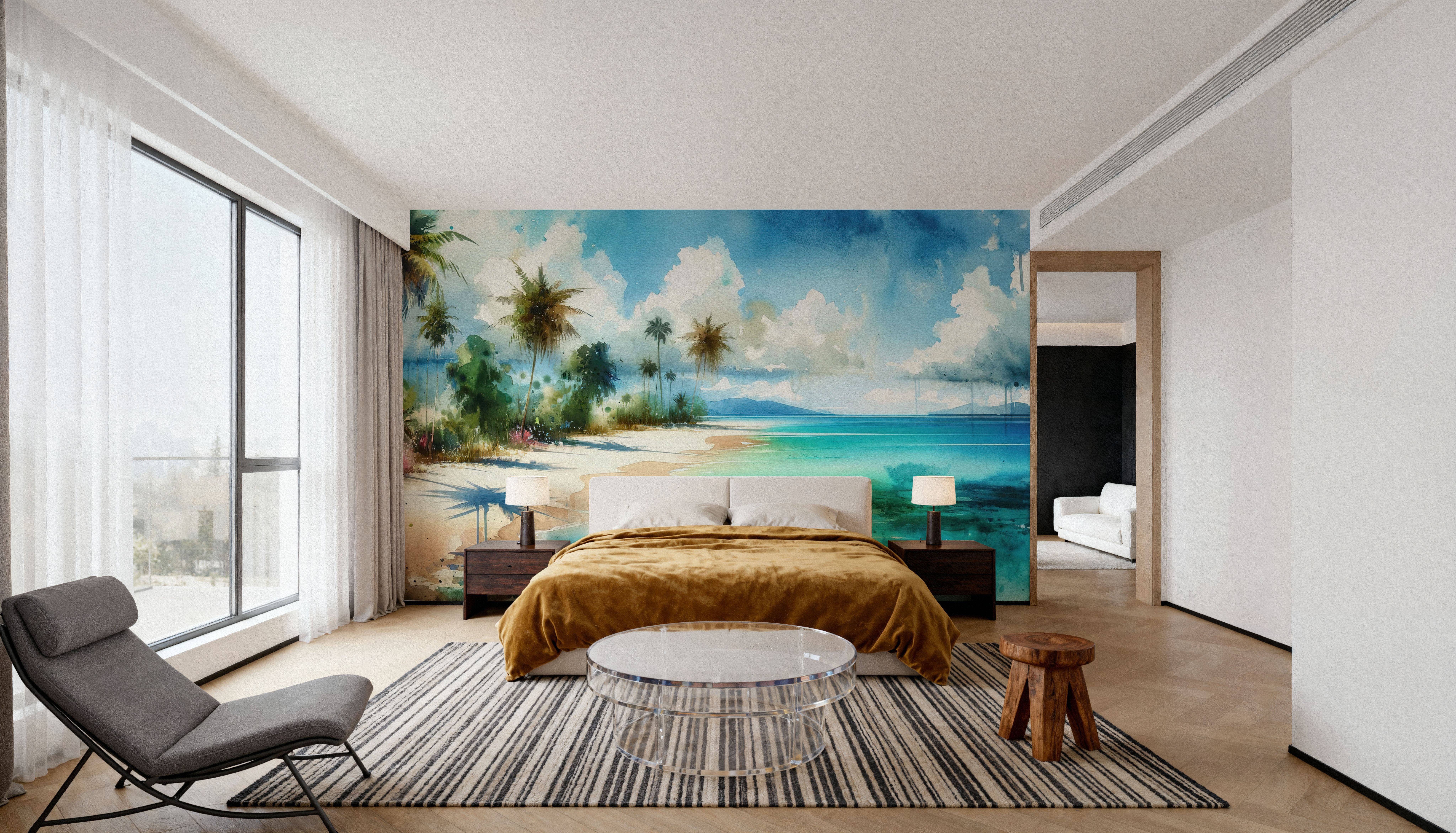 Exotic Tropical Sunny Paradise Beach