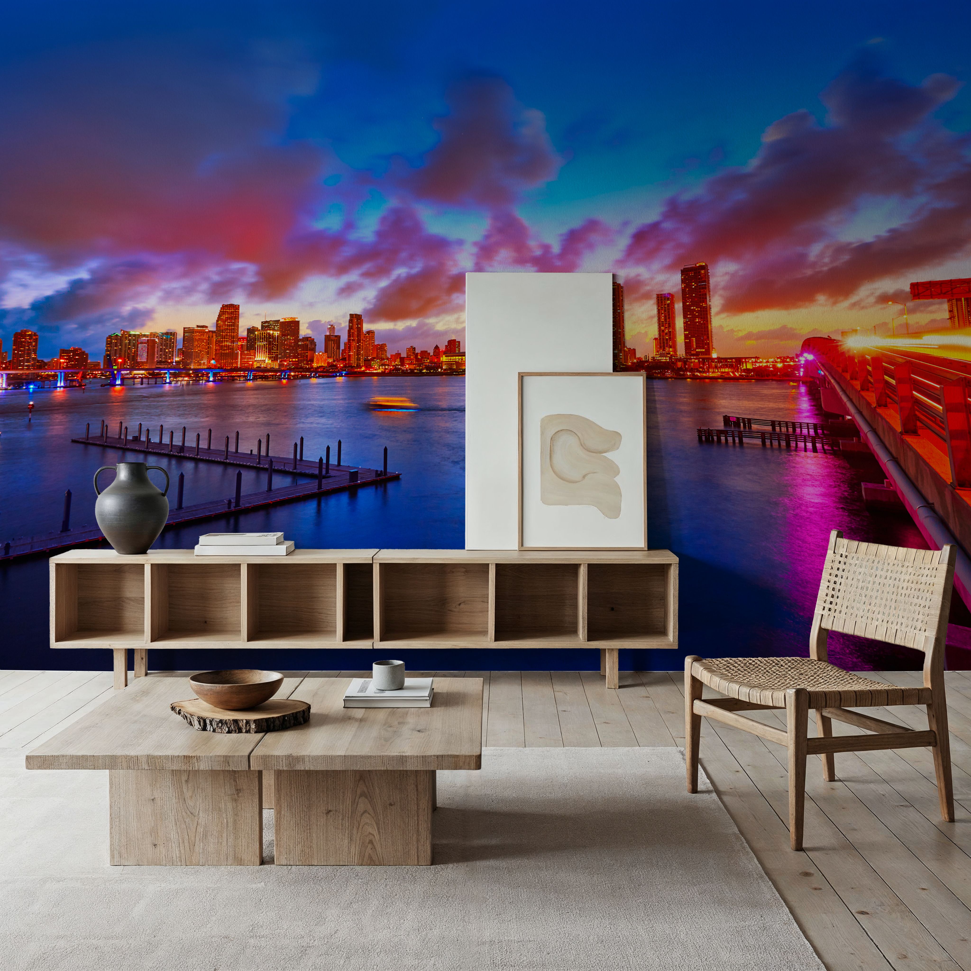Miami Downtown Sunset