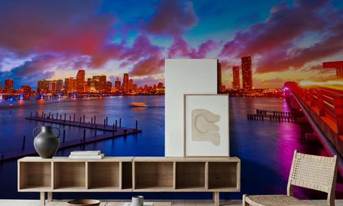 Miami Downtown Sunset